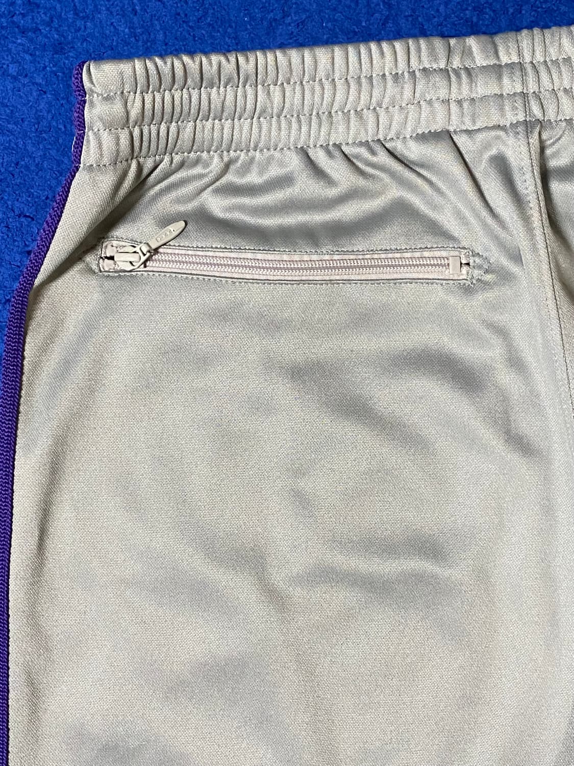 Needles 니들스 내로우 트랙팬츠 폴리 스무스 아이스 화이트 L 상품이미지4