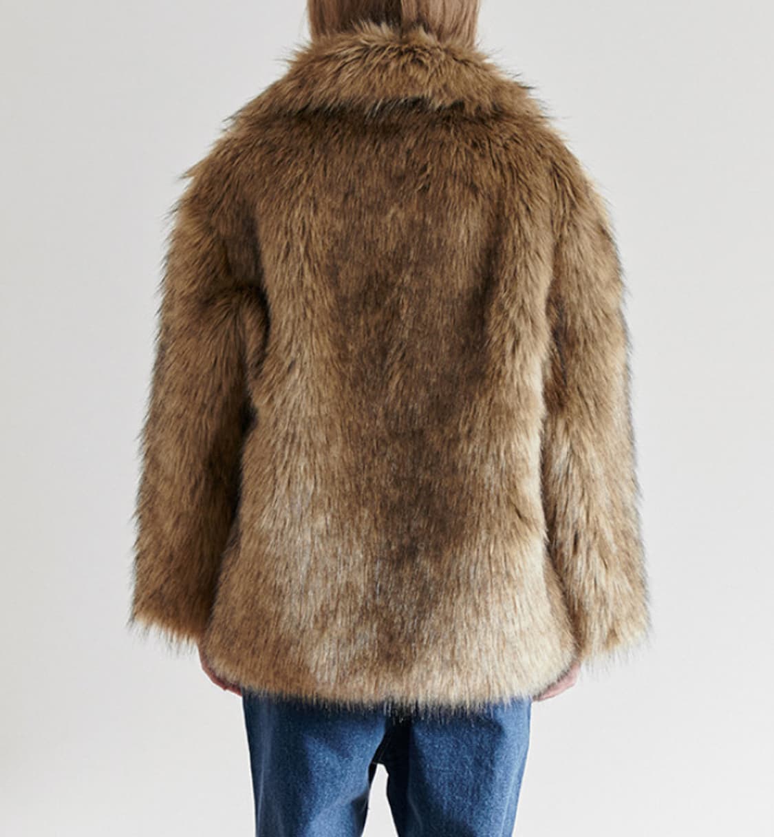 데어드 dared brown hairy faux fur  상품이미지4