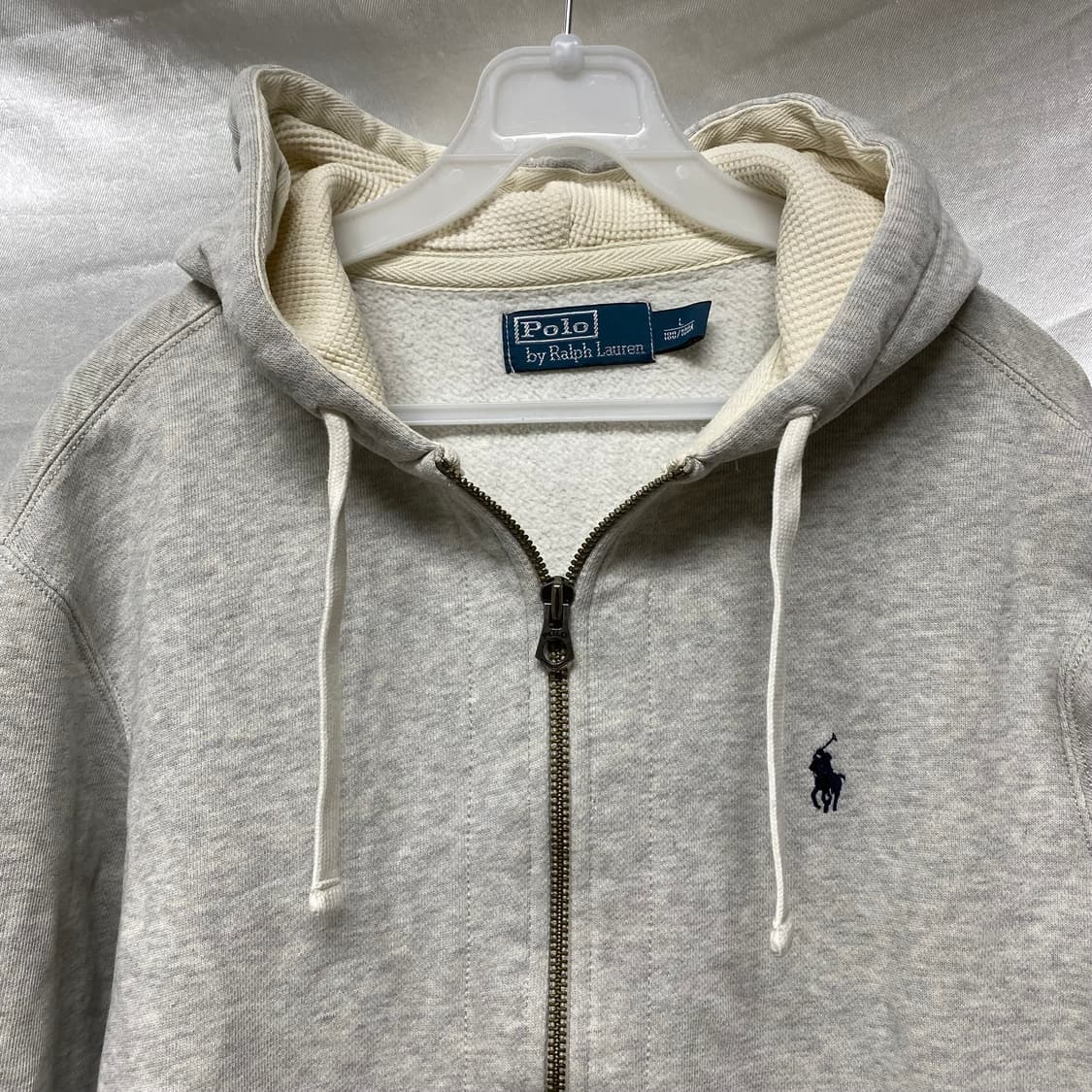 폴로 랄프로렌 후드집업 그레이 L 상품이미지2