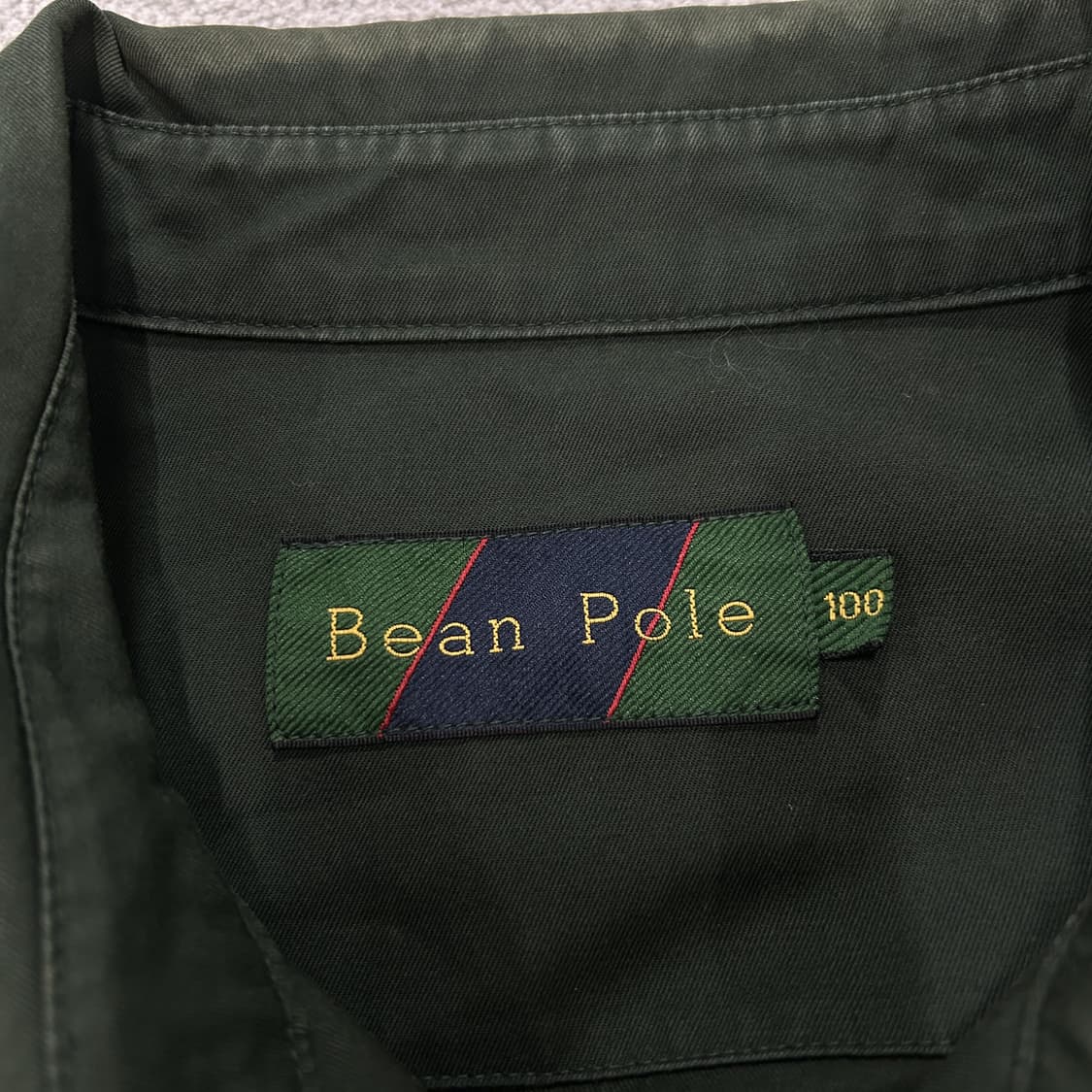 빈폴 톤온톤 그린 면 자켓 L 상품이미지2