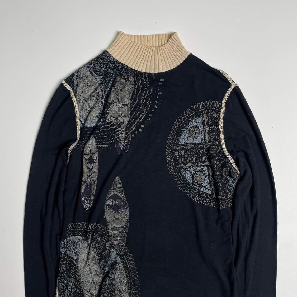 Ottimo braccio 에스닉 패턴 롱슬리브 (italy)   상품이미지2