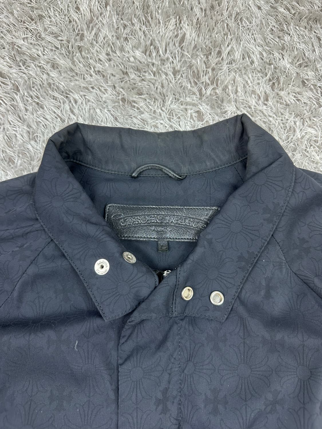 [L] 백화점판 정품 크롬하츠 매치포인트 자켓 블랙 상품이미지4