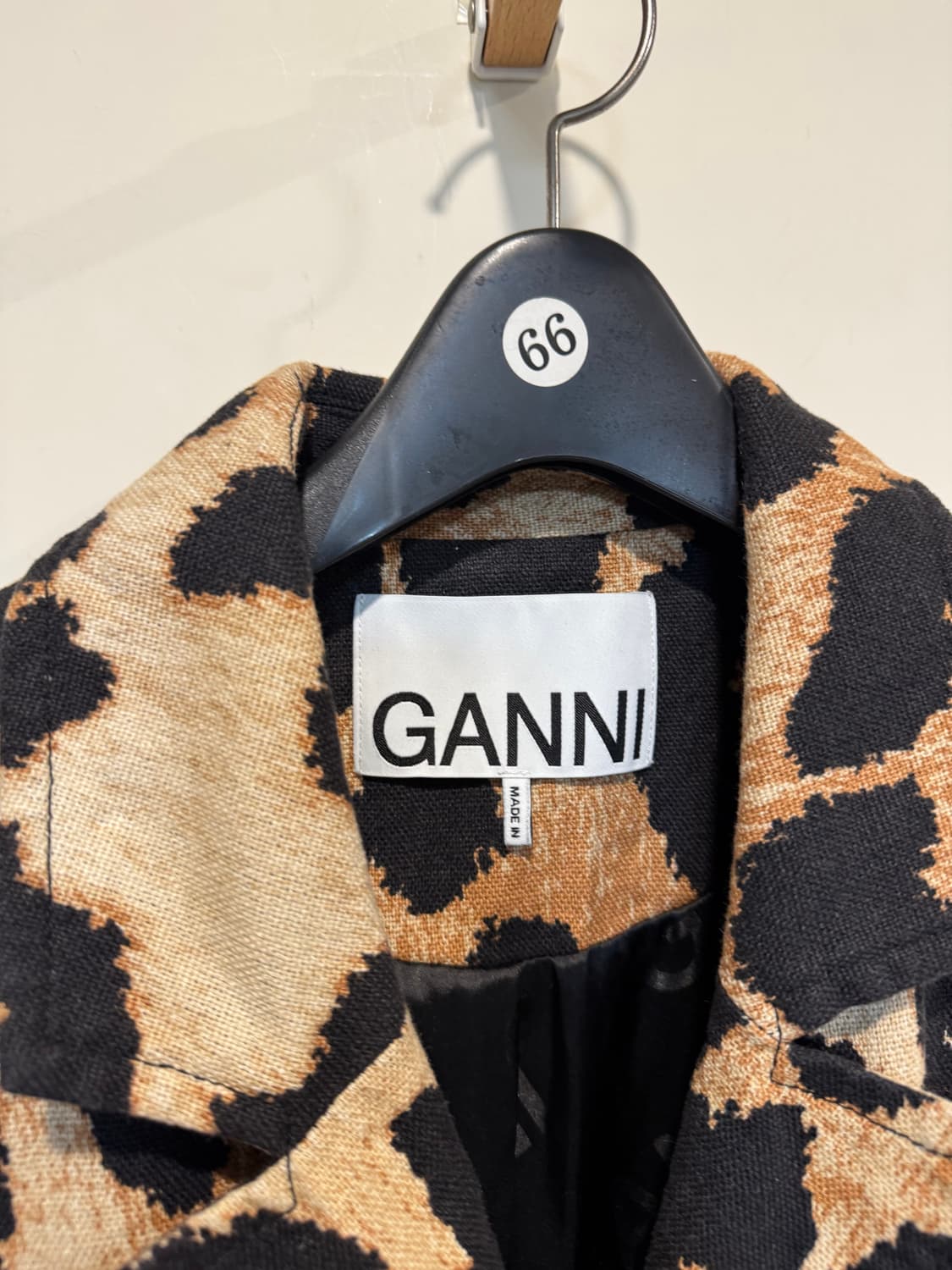 가니 레오파드 롱자켓 상품이미지6