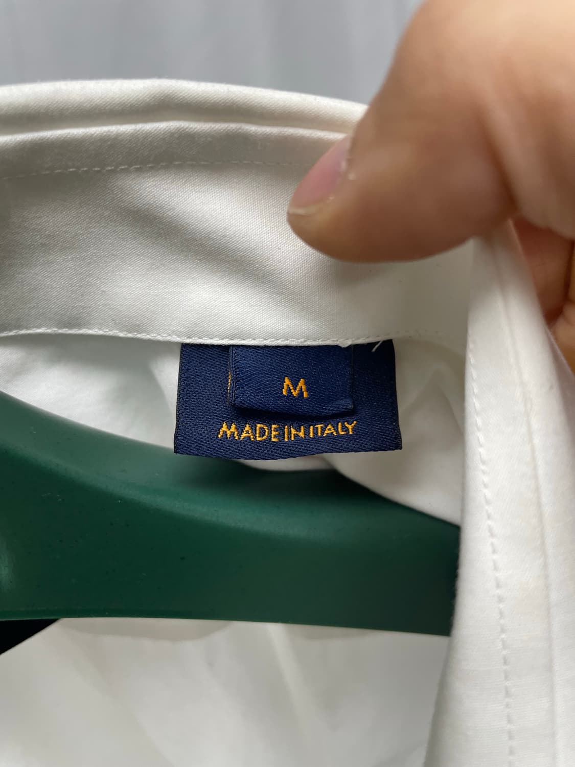 루이비통 워터컬러 프린티드 쇼트 슬리브드 코튼 셔츠 [m] 상품이미지4