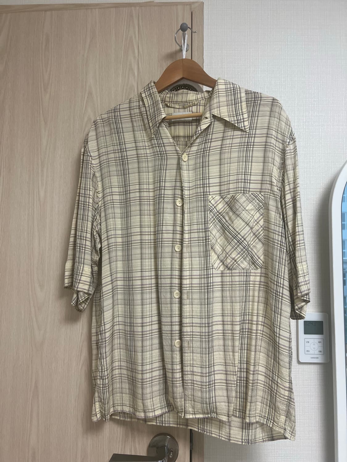 르메르/20SS 멀티컬러 컨버터블 체크셔츠/46 상품이미지3