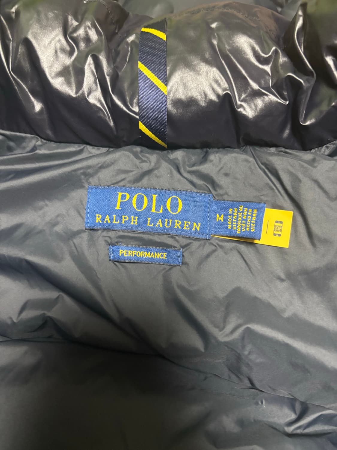 폴로 랄프로렌 유광패딩 M 상품이미지4