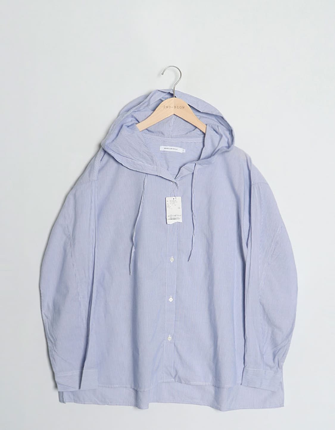 AMERICAN HOLIC Hooded Over Shirts 상품이미지1