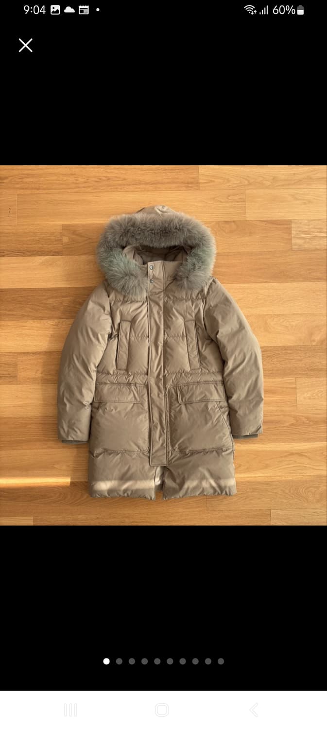 맨온더분 폭스퍼 구스다운 사파리 패딩 (46사이즈) 상품이미지1