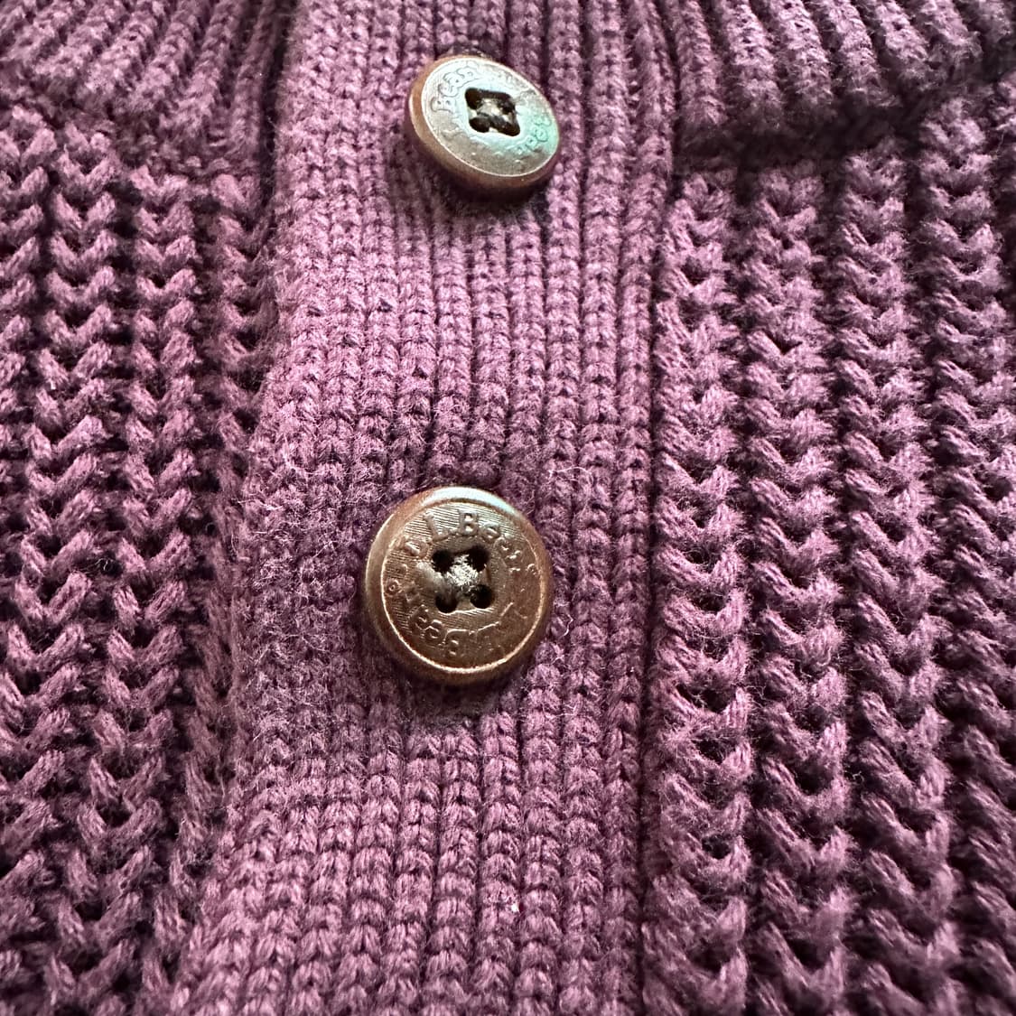 90s 엘엘빈 헨리넥 코튼 니트 XL 상품이미지2