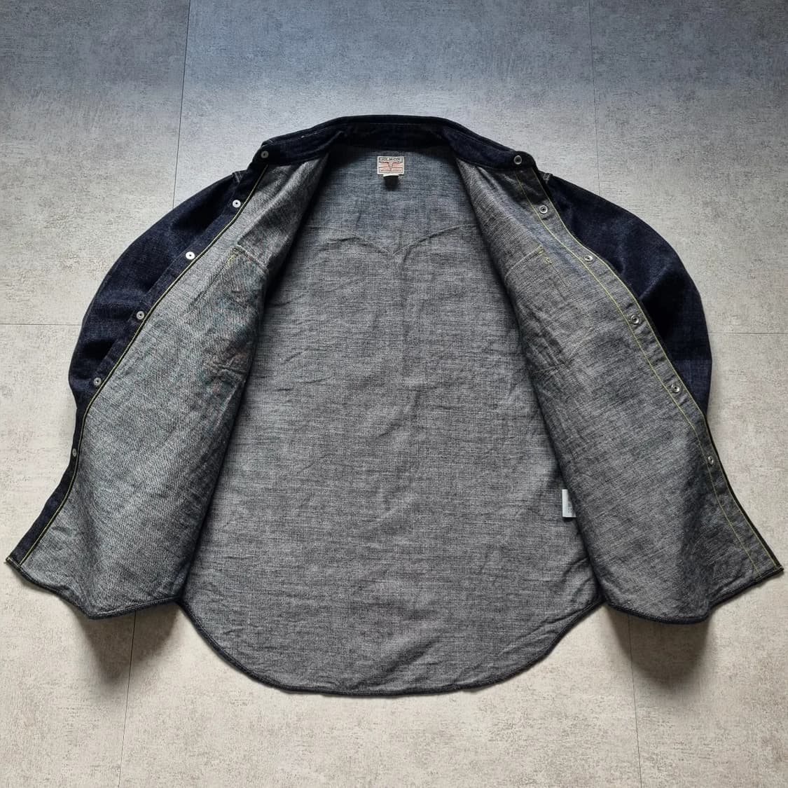 조맥코이 데님 웨스턴 셔츠 15 sz 미사용품 상품이미지4