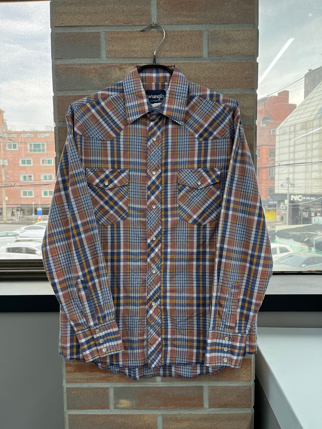 랭글러 웨스턴 체크 셔츠 상품이미지8