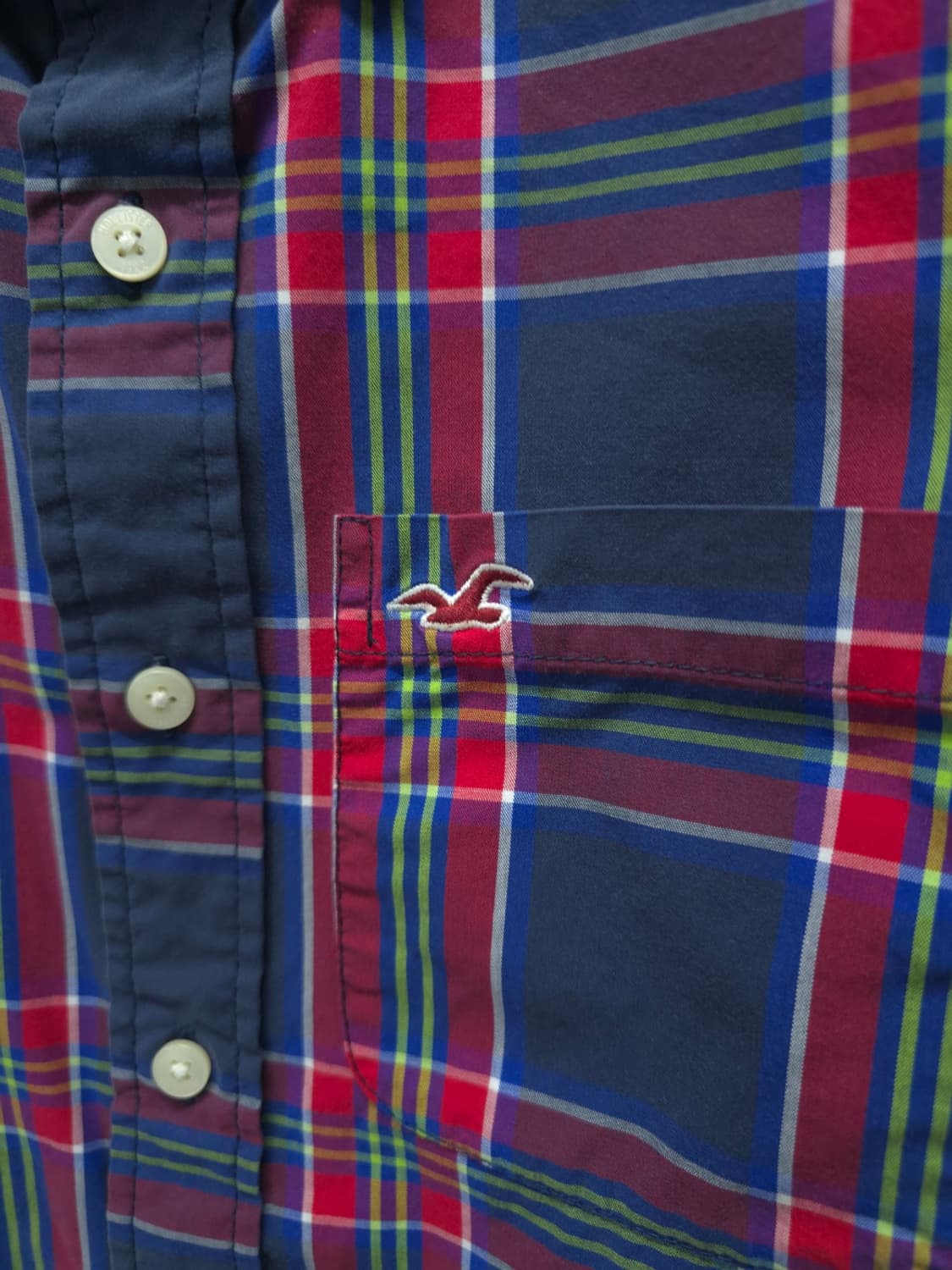 ​홀리스터 여성 멀티 체크 긴팔 남방 셔츠 (S사이즈) 상품이미지4