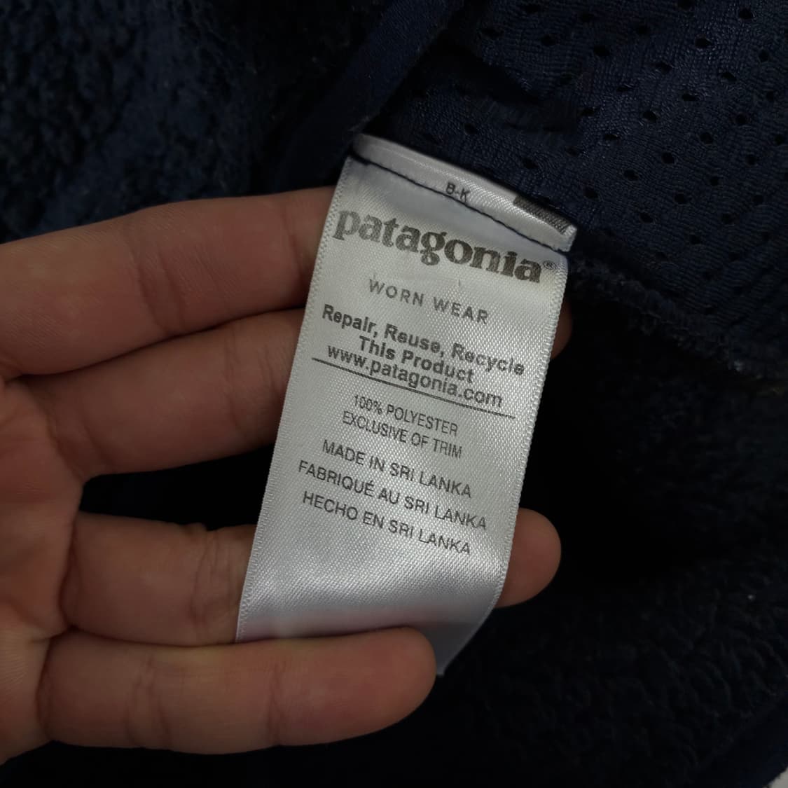 Patagonia  파타고니아 네이비 레트로 파일 플리스 자켓 상품이미지5