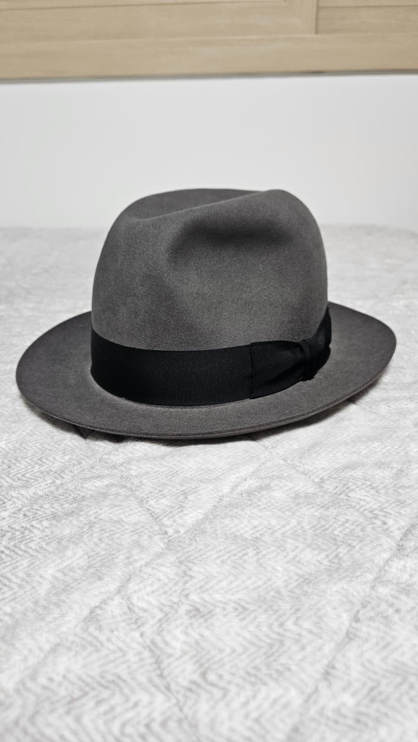 락앤코 Lock & Co. 그레이 페도라 59 Large 상품이미지1