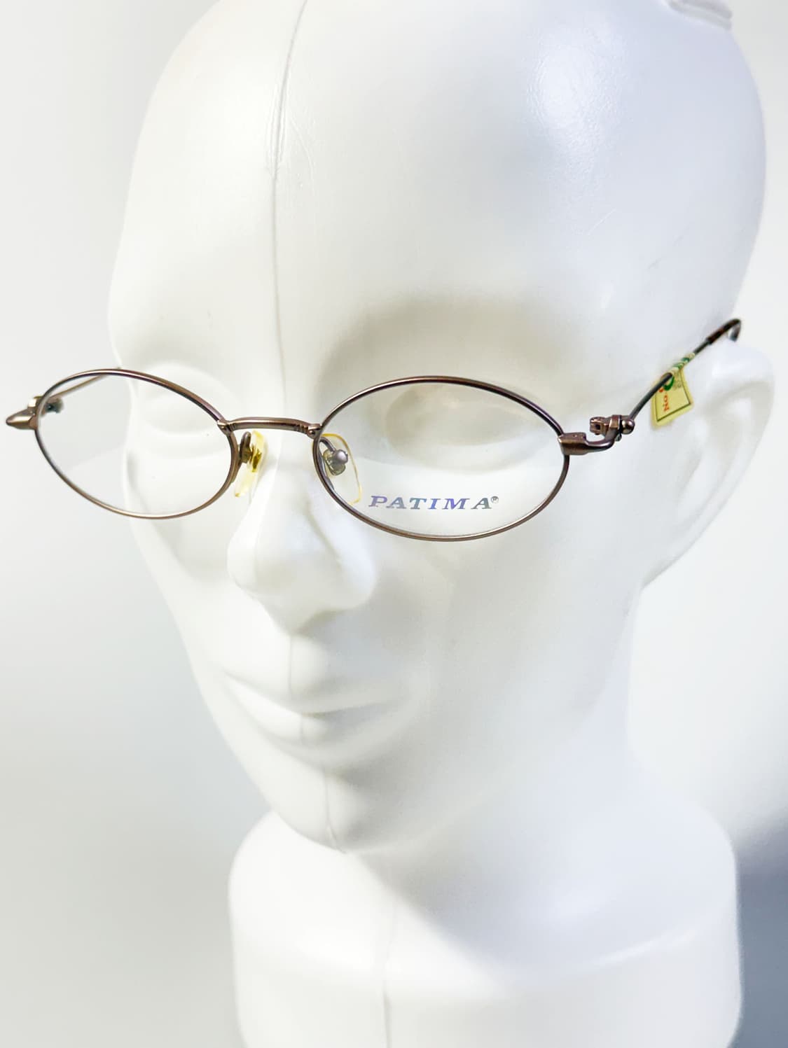 90s PATIMA 슬림 오벌 메탈 프레임 빈티지 안경 상품이미지8