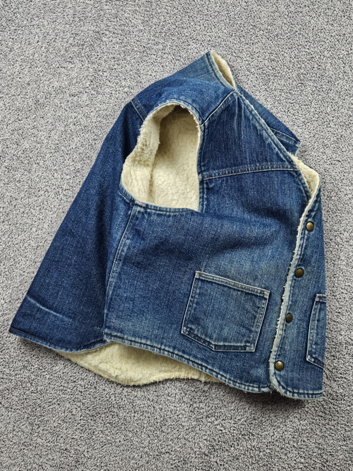 USA 칼하트 8SV 데님 쉐르파 워크 베스트 ( XL ) / 10355 상품이미지3