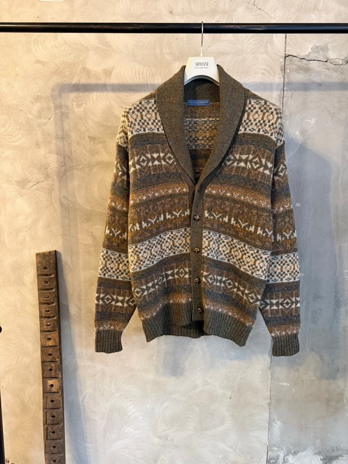 기브스앤호크스 숄칼라 카디건 남성100 상품이미지1