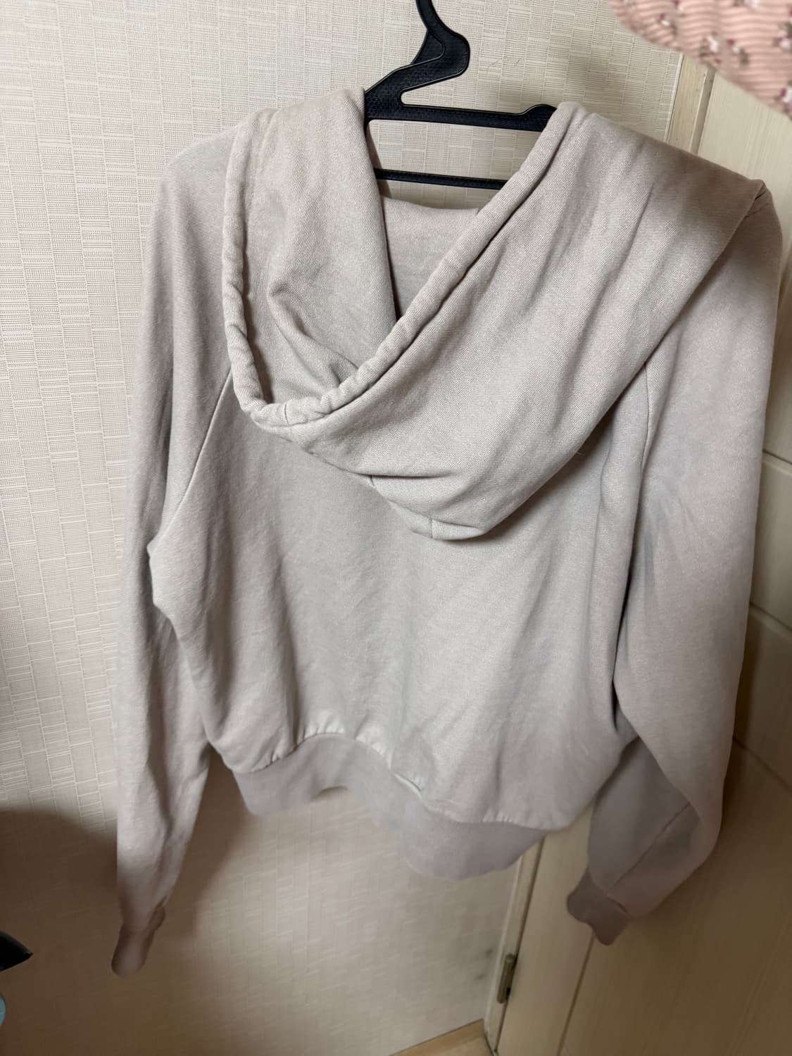 코이세이오 스트링 포켓 후드 집업 샌드 coyseio 상품이미지2