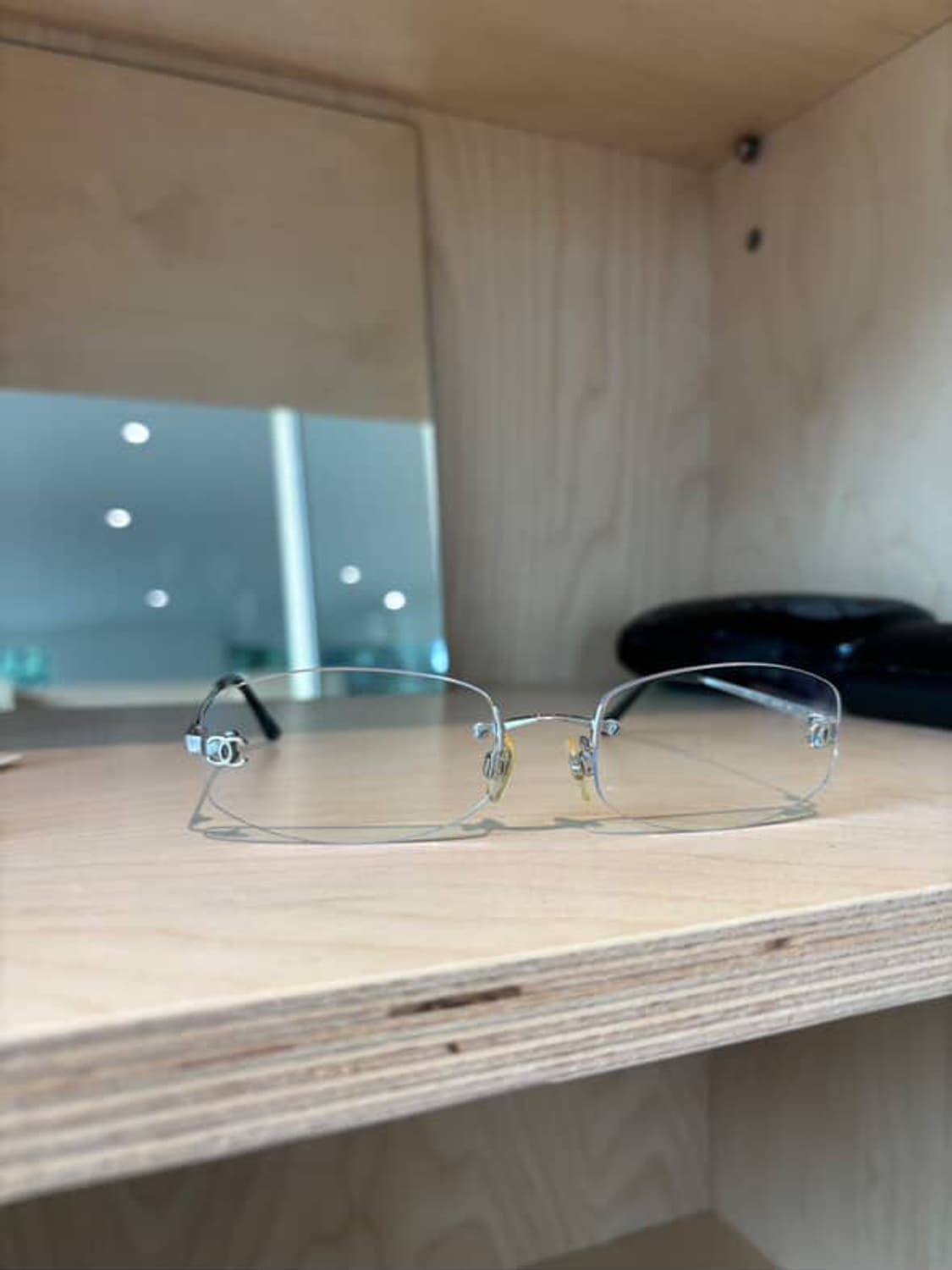 CHANEL CC LOGO GLASSES 샤넬 빈티지 안경 상품이미지4