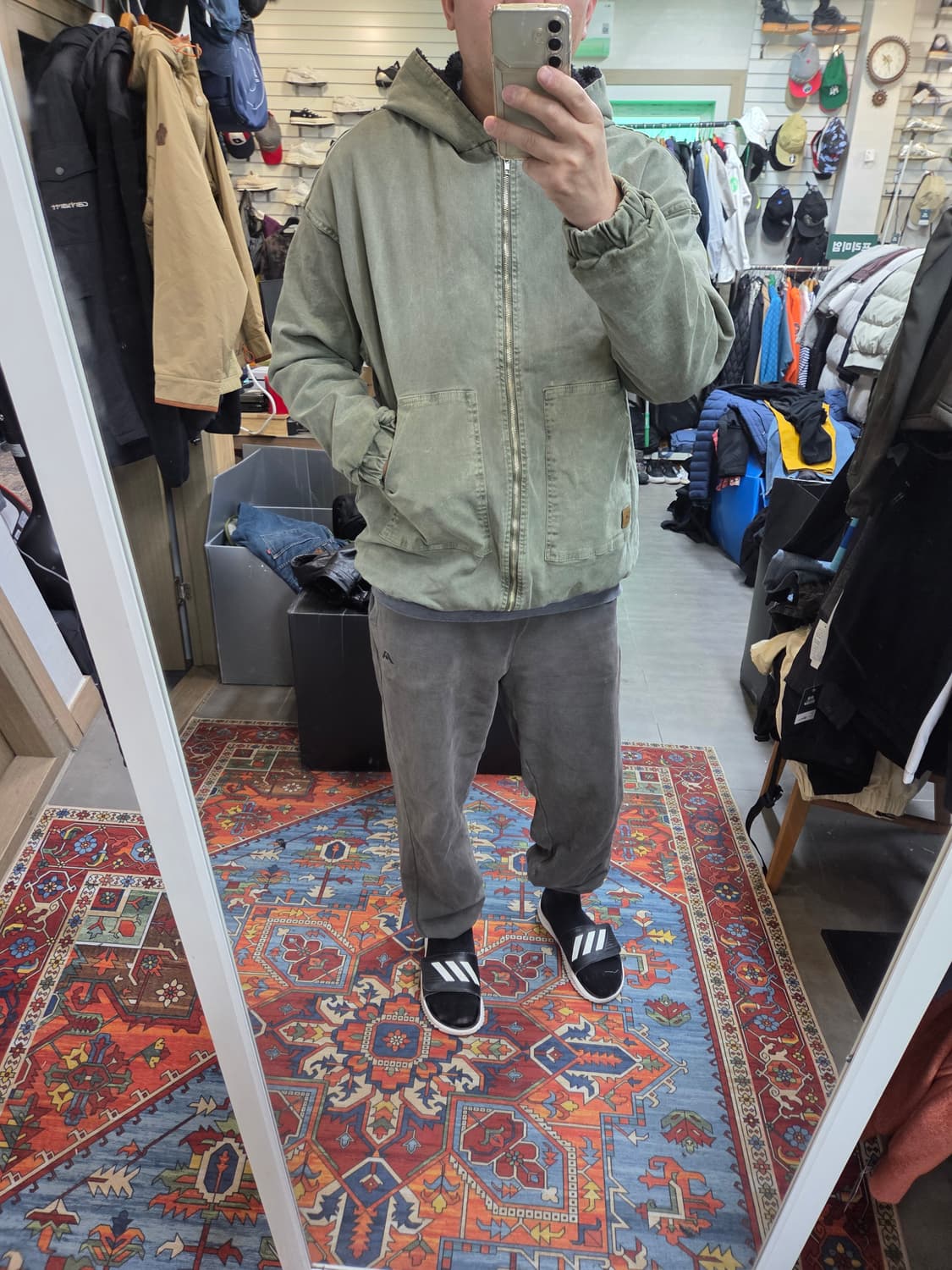 퍼스텝 안감양털 플리스 액티브 자켓 xxl 상품이미지5