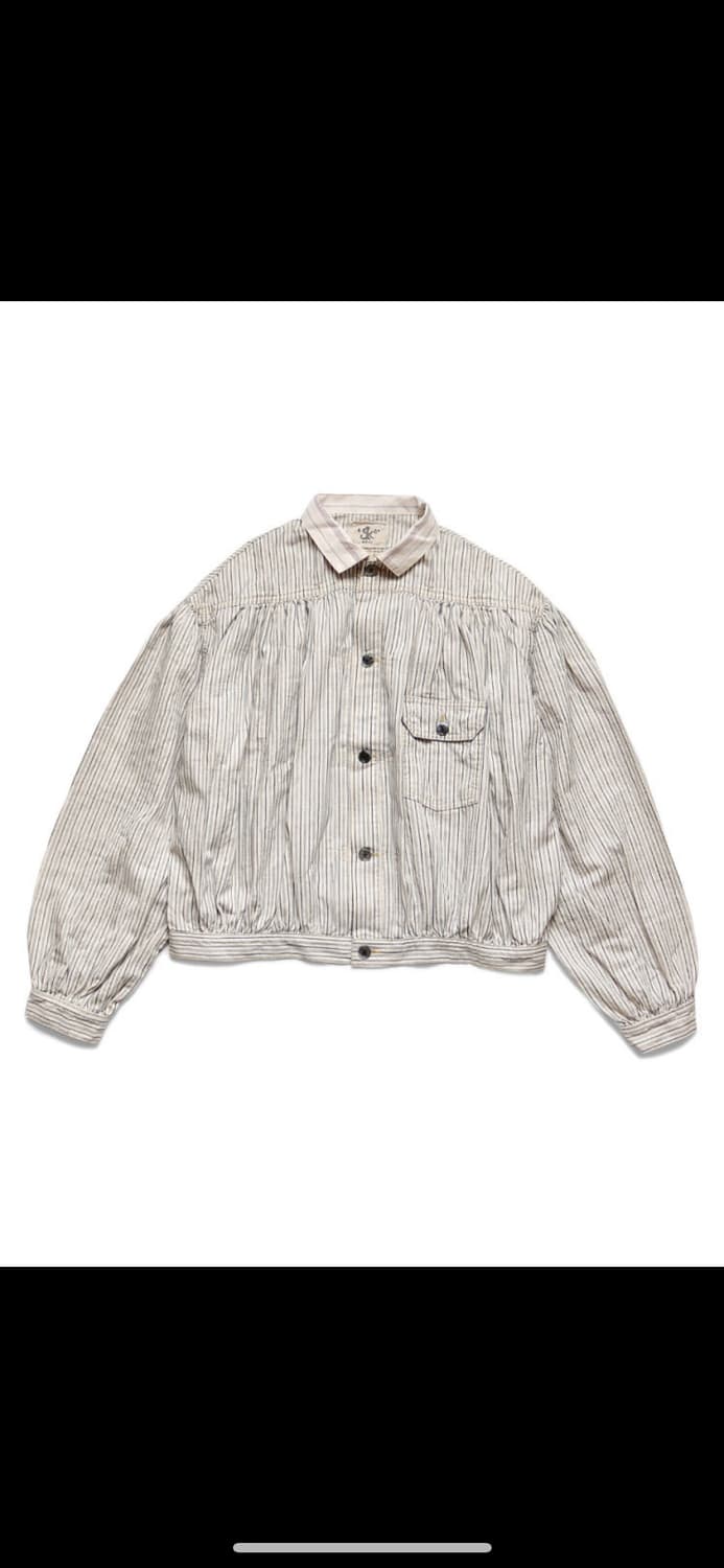 Kapital 캐피탈 트윌스트라이프 집시블라우스자켓  1사이즈 상품이미지2