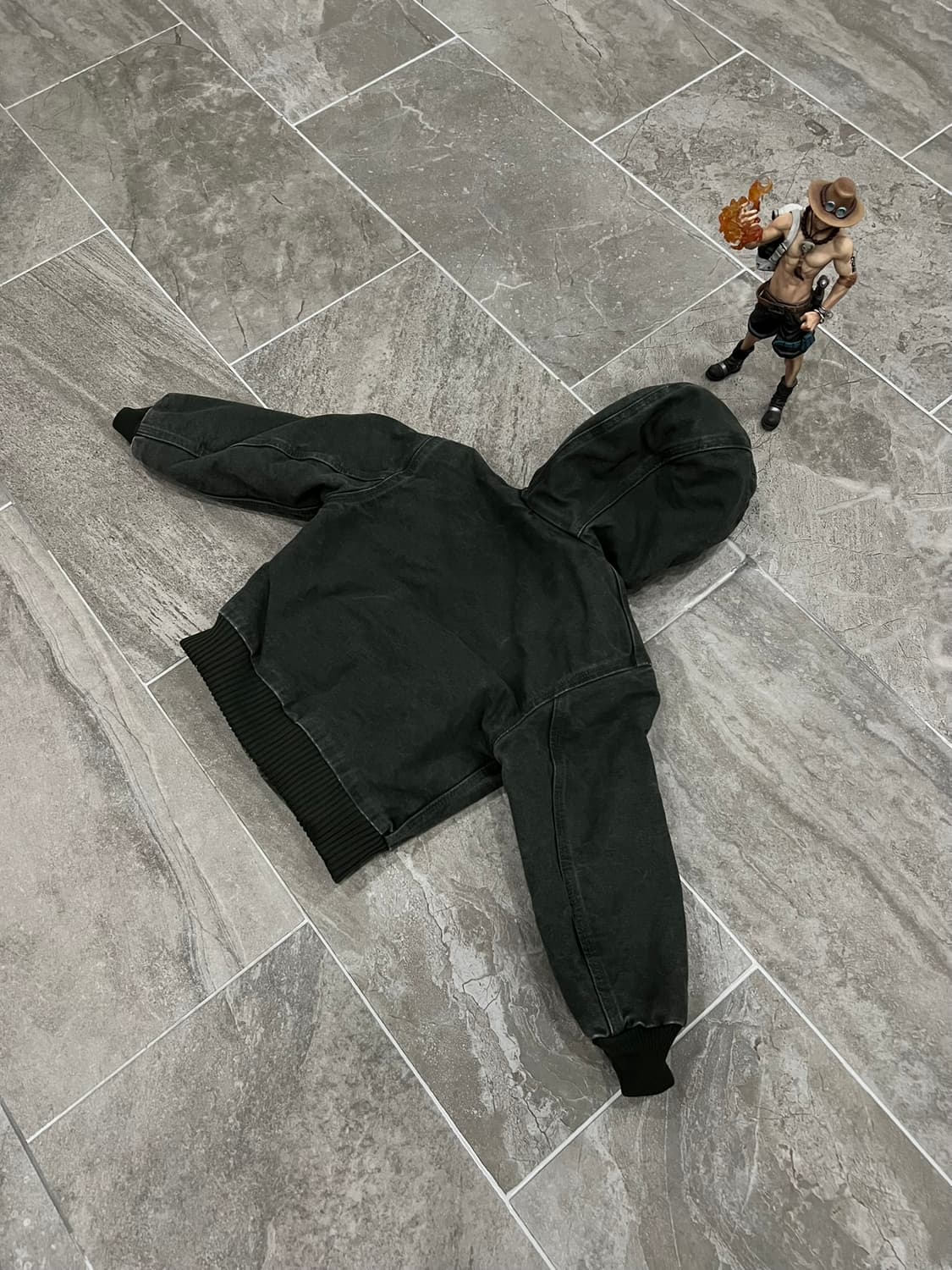 (XS) 칼하트 후드 덕 액티브 보이즈 자켓 YYJ130 MOS 모스그린 상품이미지7