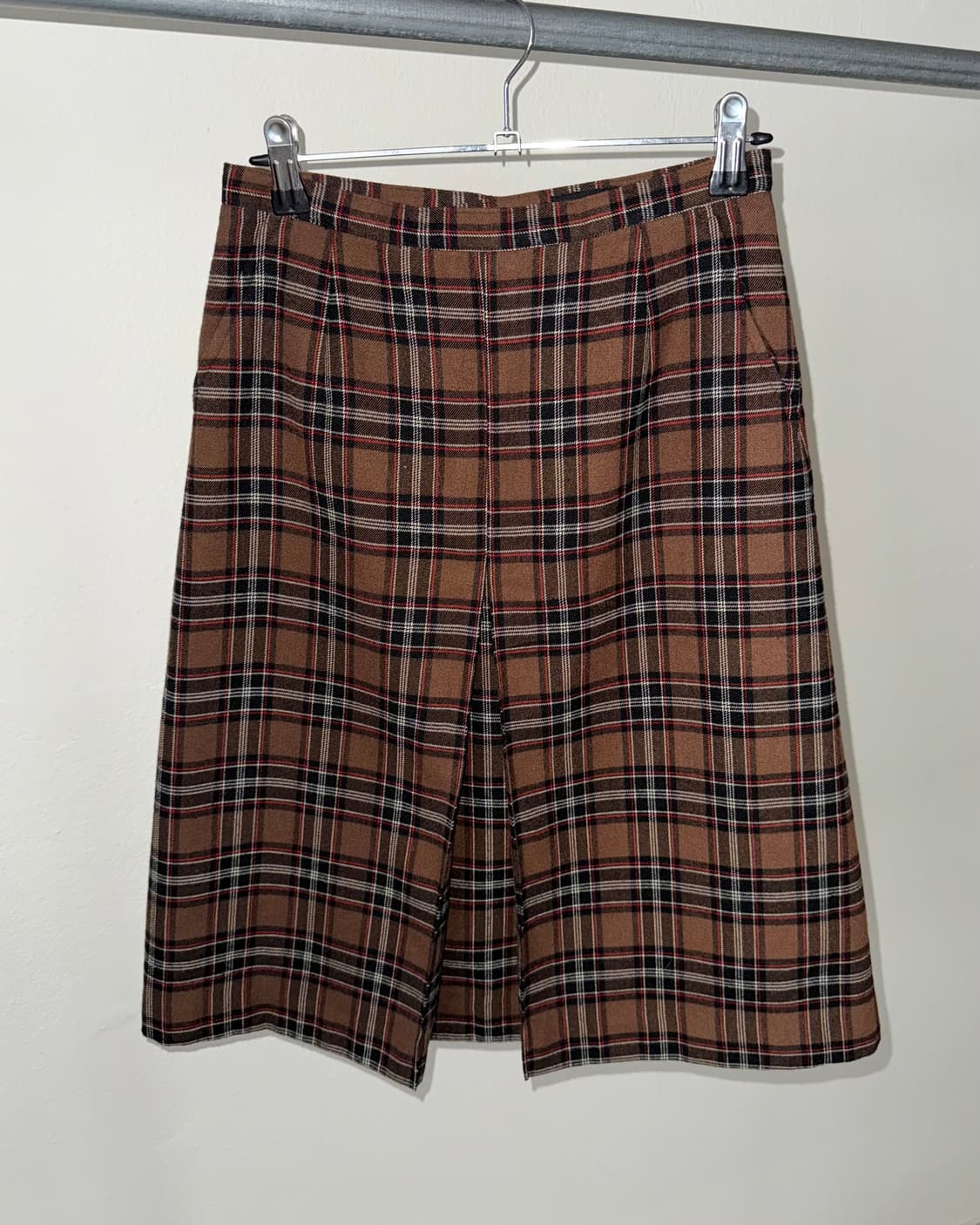 빈티지 체크 스커트 상품이미지3