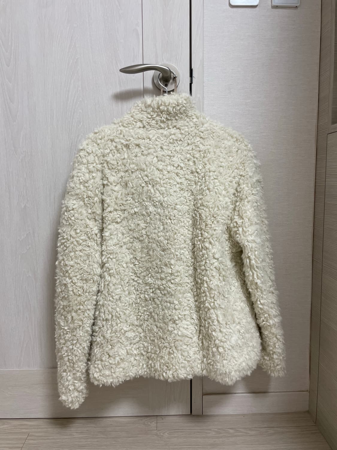 하프 퍼자켓 아이보리 상품이미지2