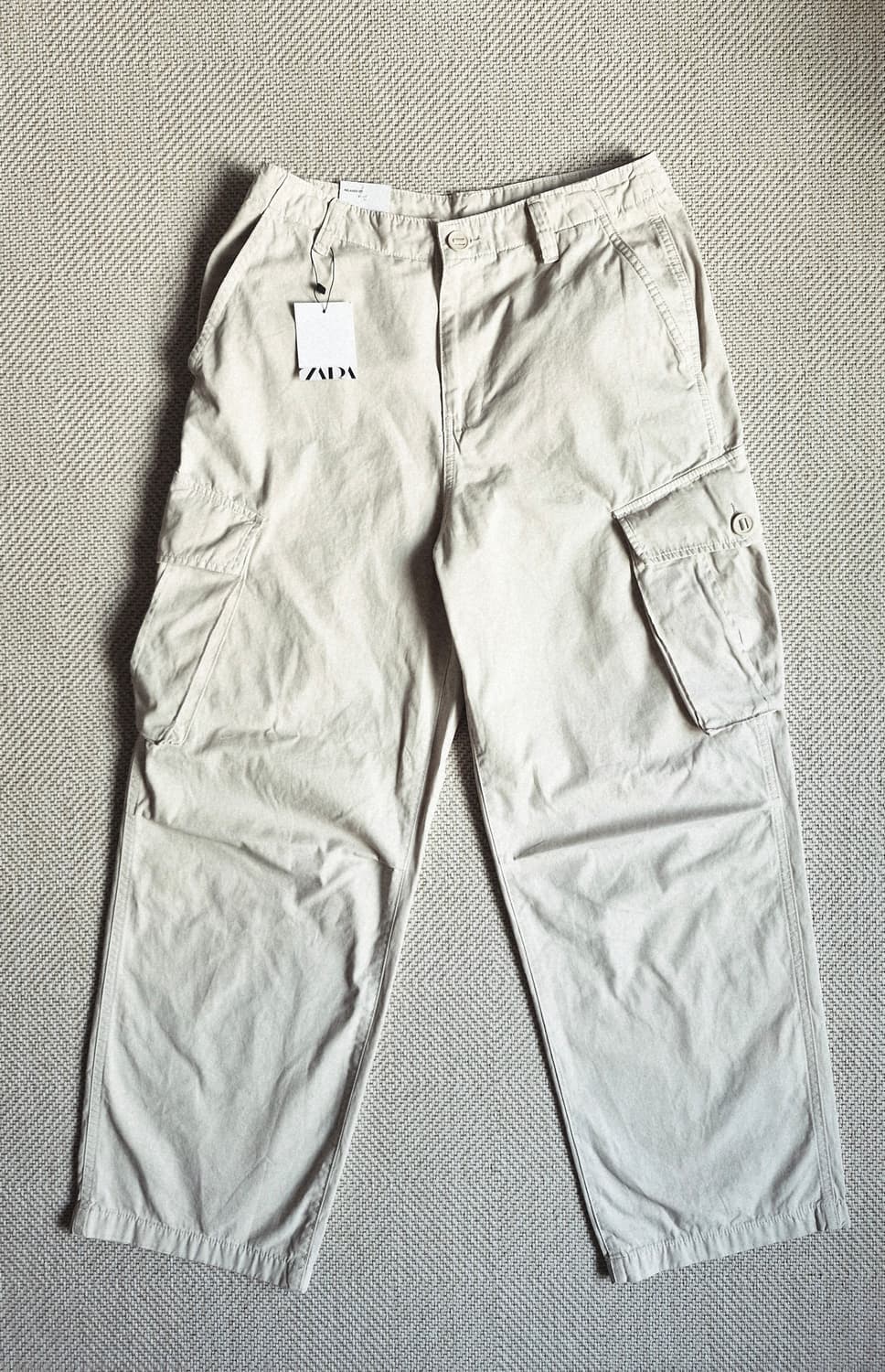 새상품 자라 릴렉스드핏 코튼 카고팬츠 31 상품이미지2