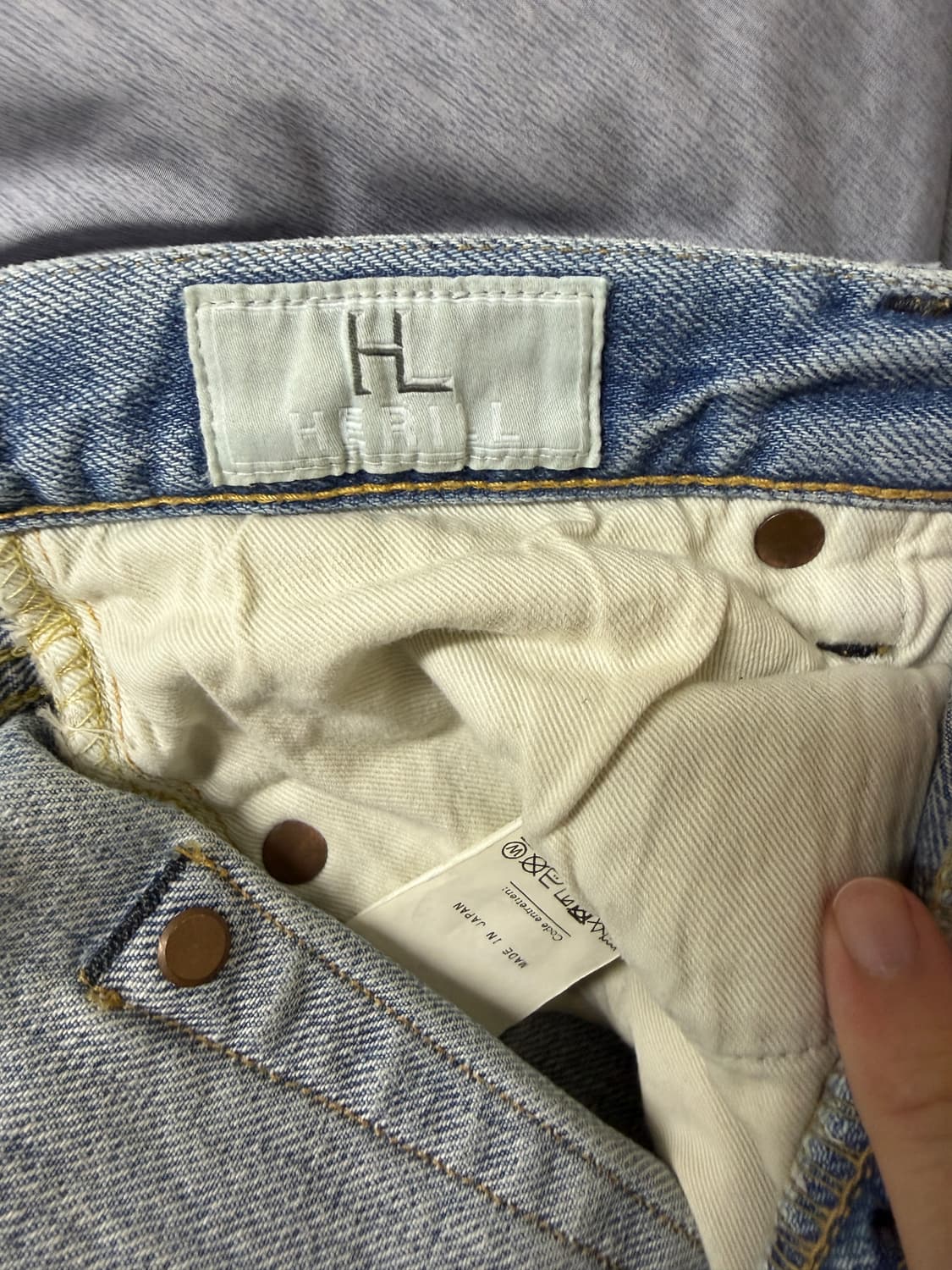 헤릴 xx데님 연청 상품이미지5