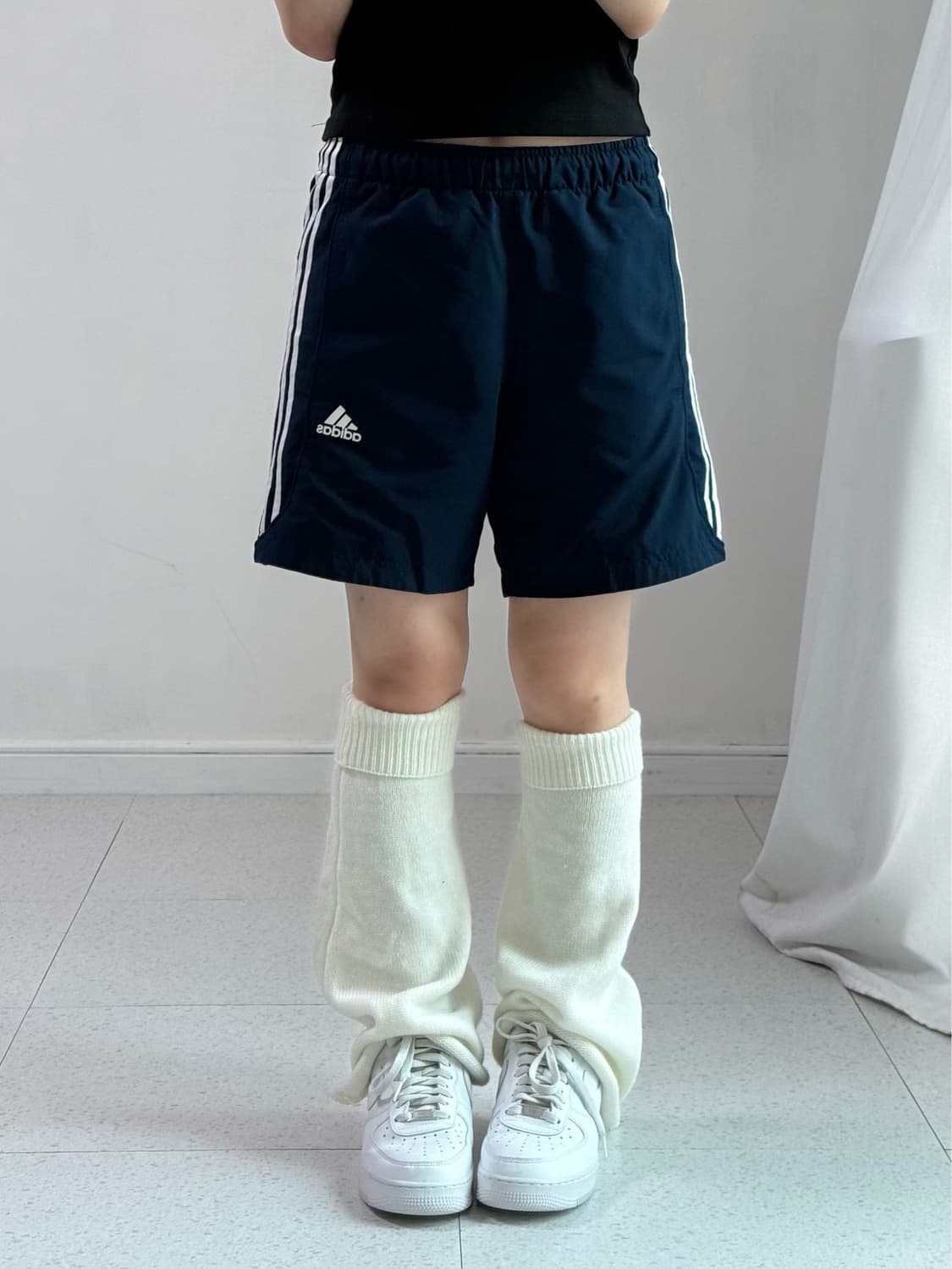 아디다스 네이비 숏팬츠 상품이미지1