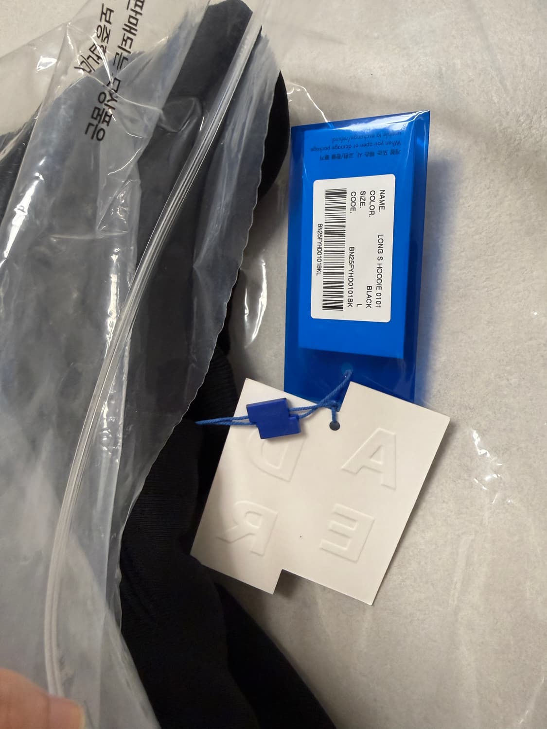 아더에러 에드카 로고 후드 느와르 상품이미지3