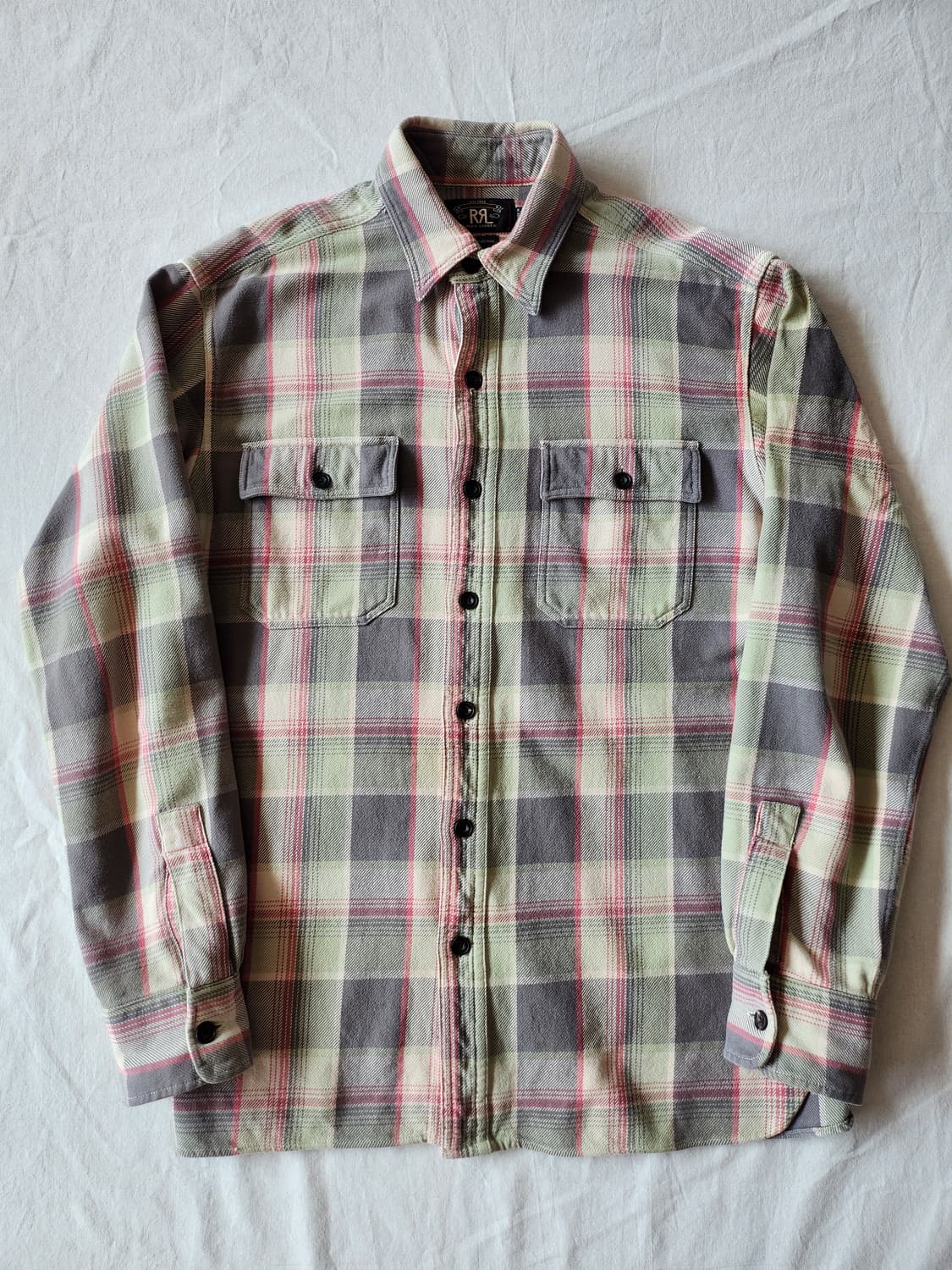RRL check flannel shirt 상품이미지1