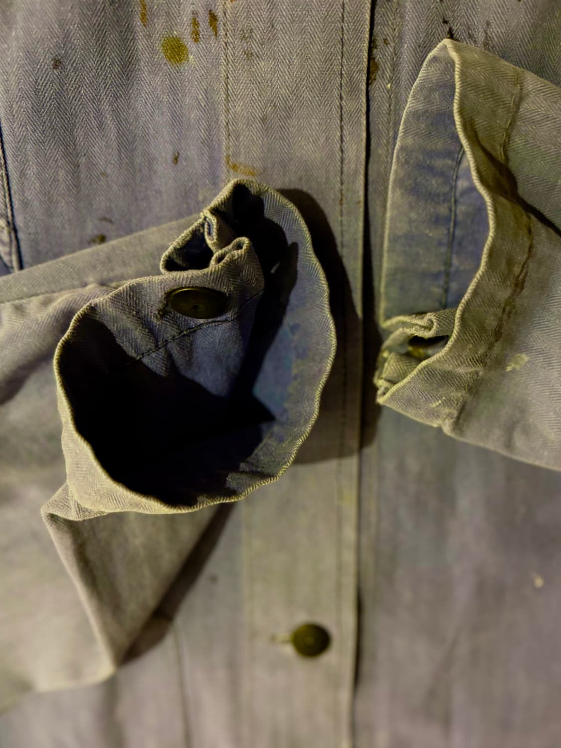 [M]빈티지 프랜치 워크자켓 100% 코튼 in 라이트 🫐 상품이미지4