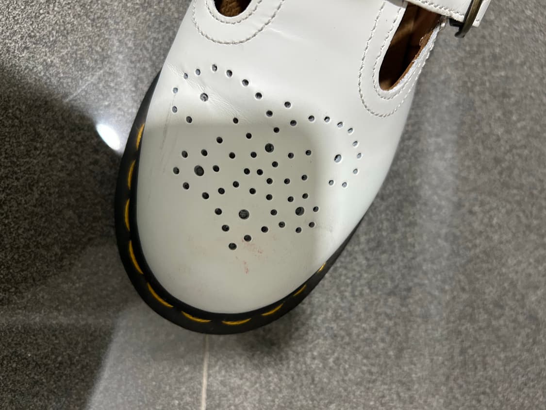 (W) 닥터마틴 8065 스무스 레더 메리 제인 화이트 상품이미지7