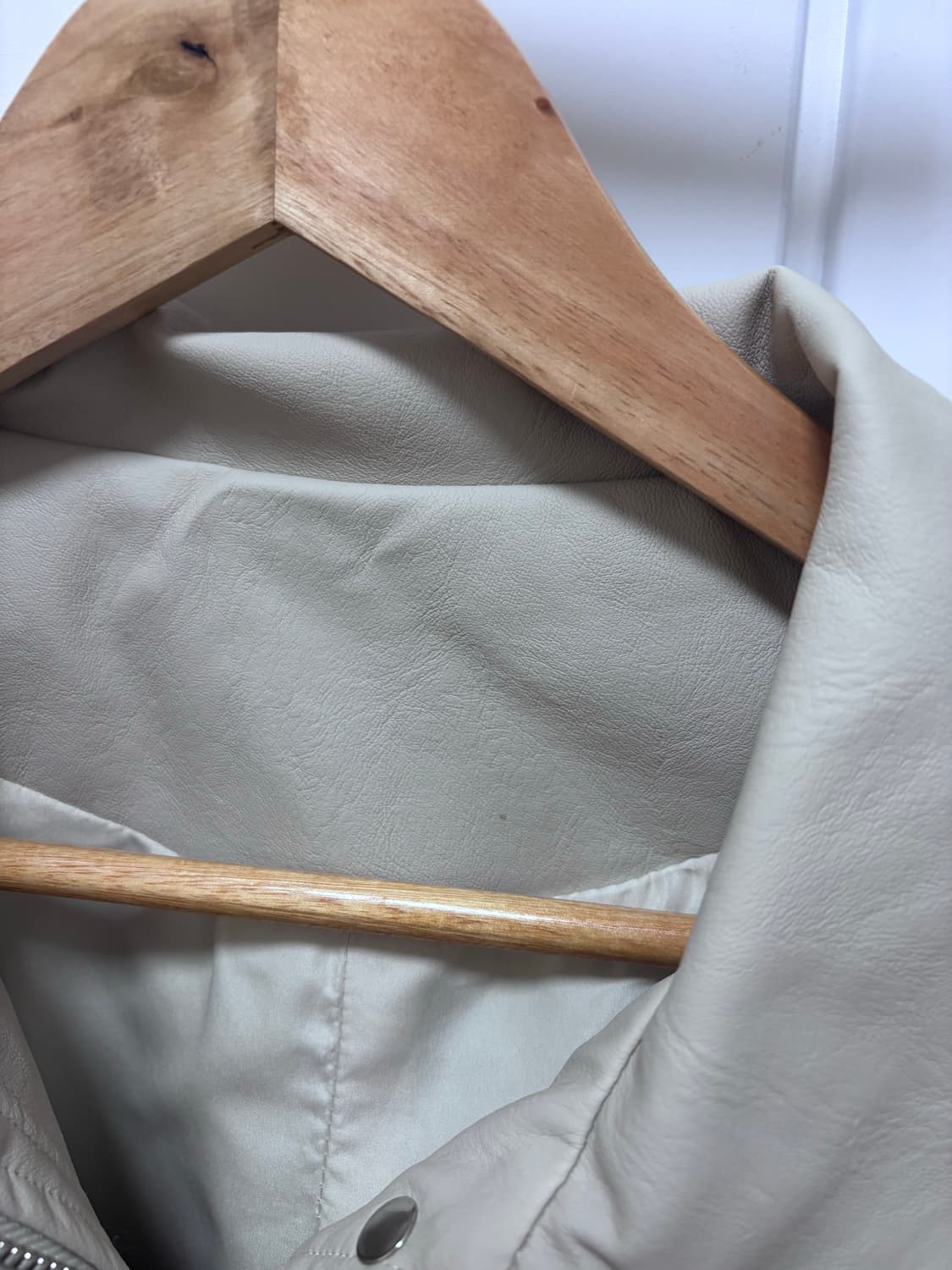 가죽자켓 베이지 상품이미지3