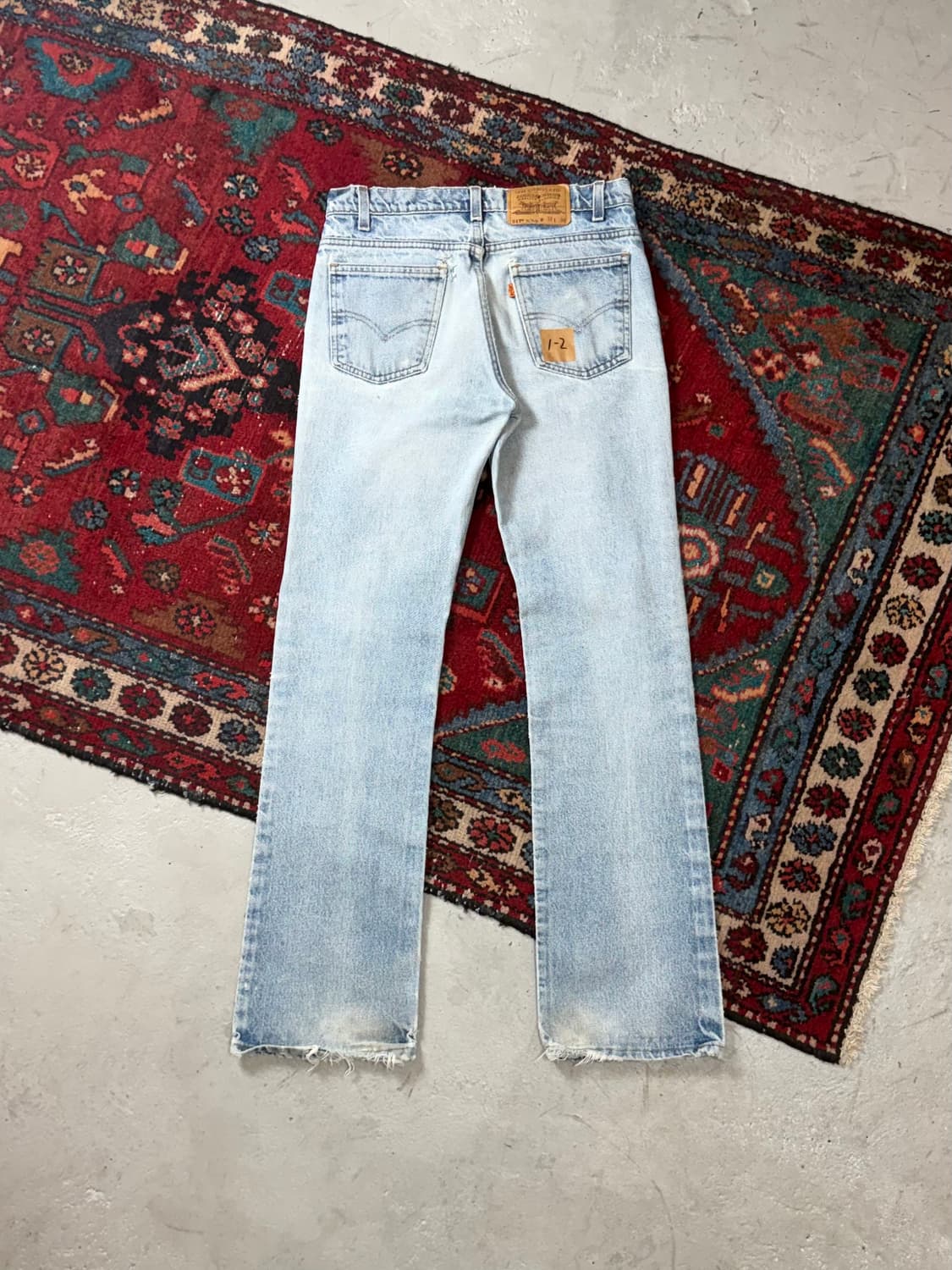 90's USA 빈티지 리바이스 517 오렌지탭 부츠컷 상품이미지4