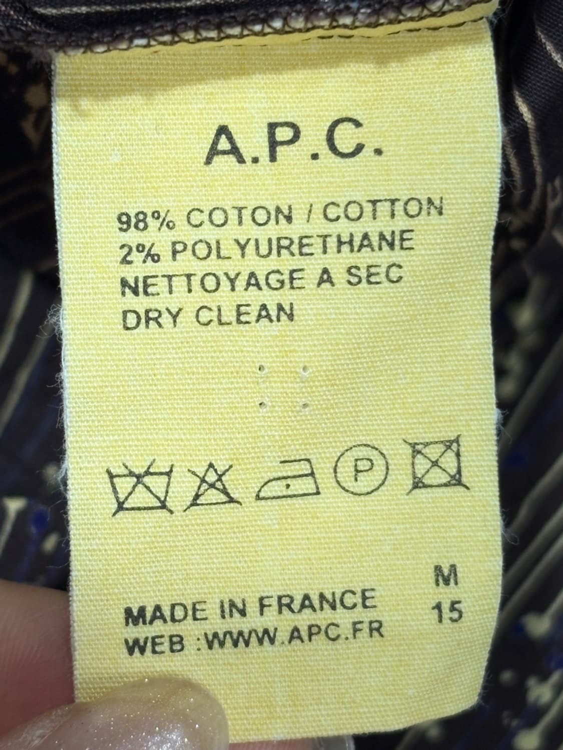 A.P.C 반팔셔츠 made in france 상품이미지6