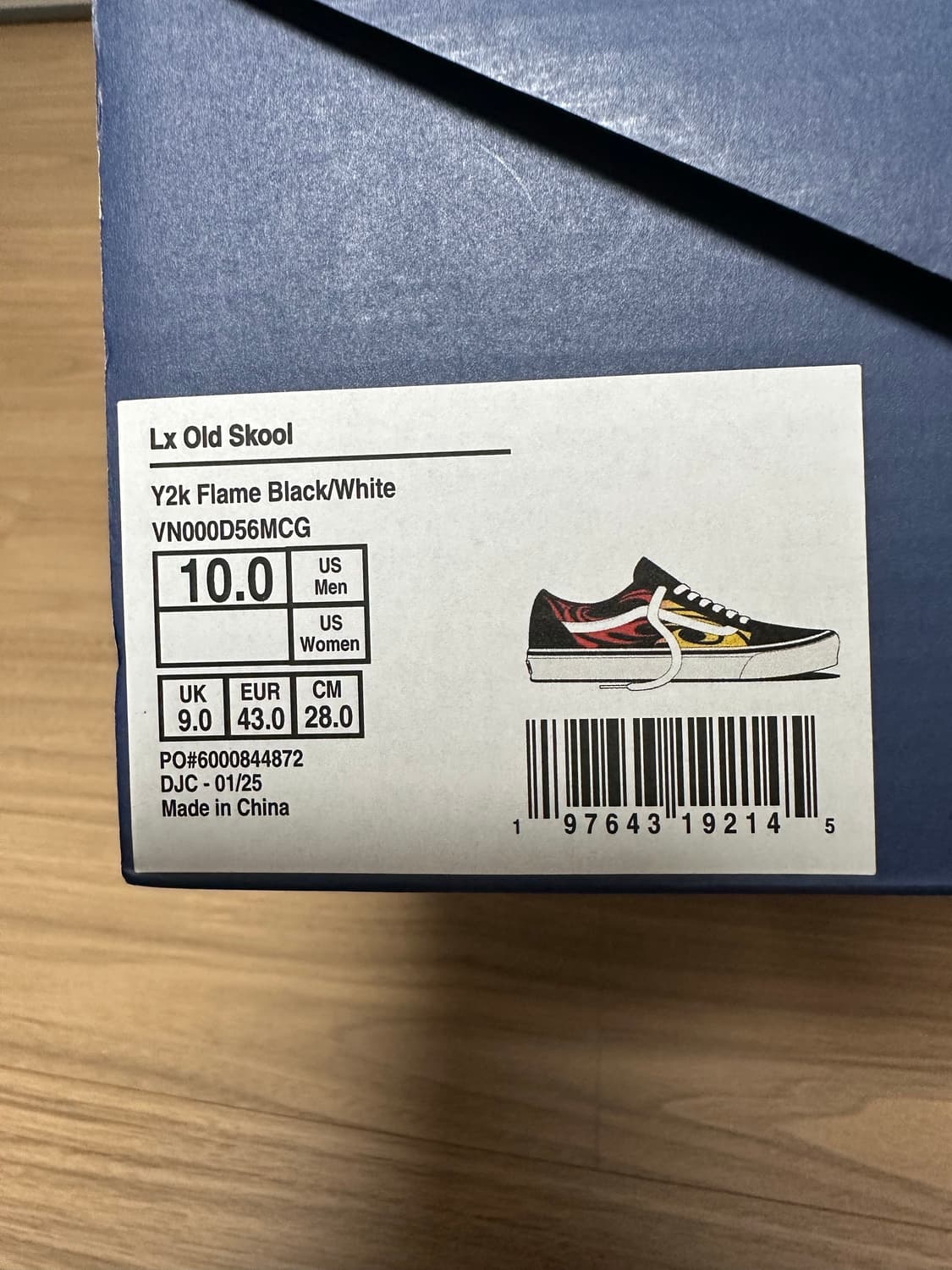 반스 프리미엄 올드스쿨 플레임 블랙 화이트 280 상품이미지7