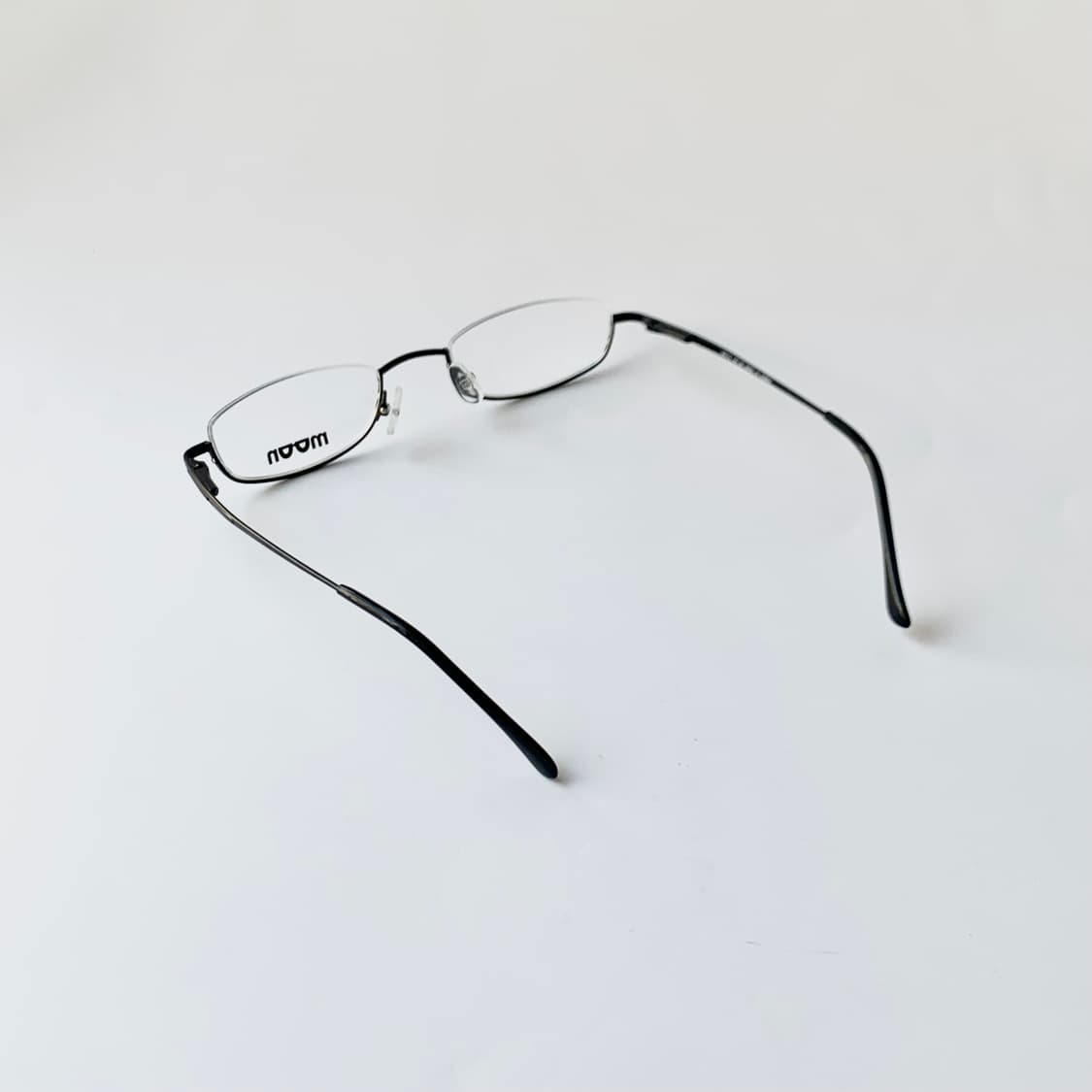 752 데드스탁 블랙 오벌 역반무테 언더림 빈티지안경 상품이미지5