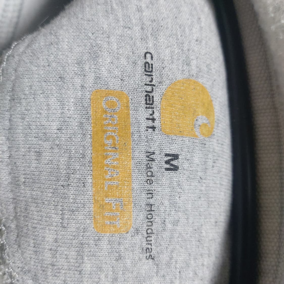 Carhartt(칼하트) US핏 미드웨이트 그레이 기모 후드 티 상품이미지5