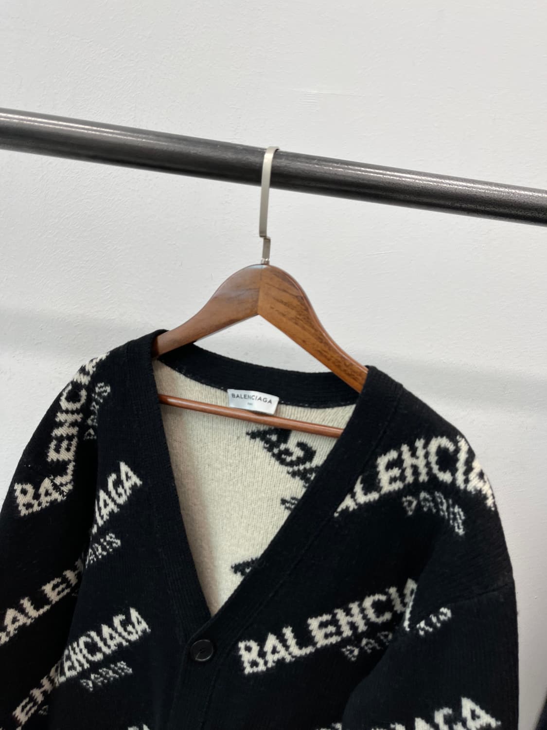 여) 발렌시아가 레터링 롱가디건  상품이미지3