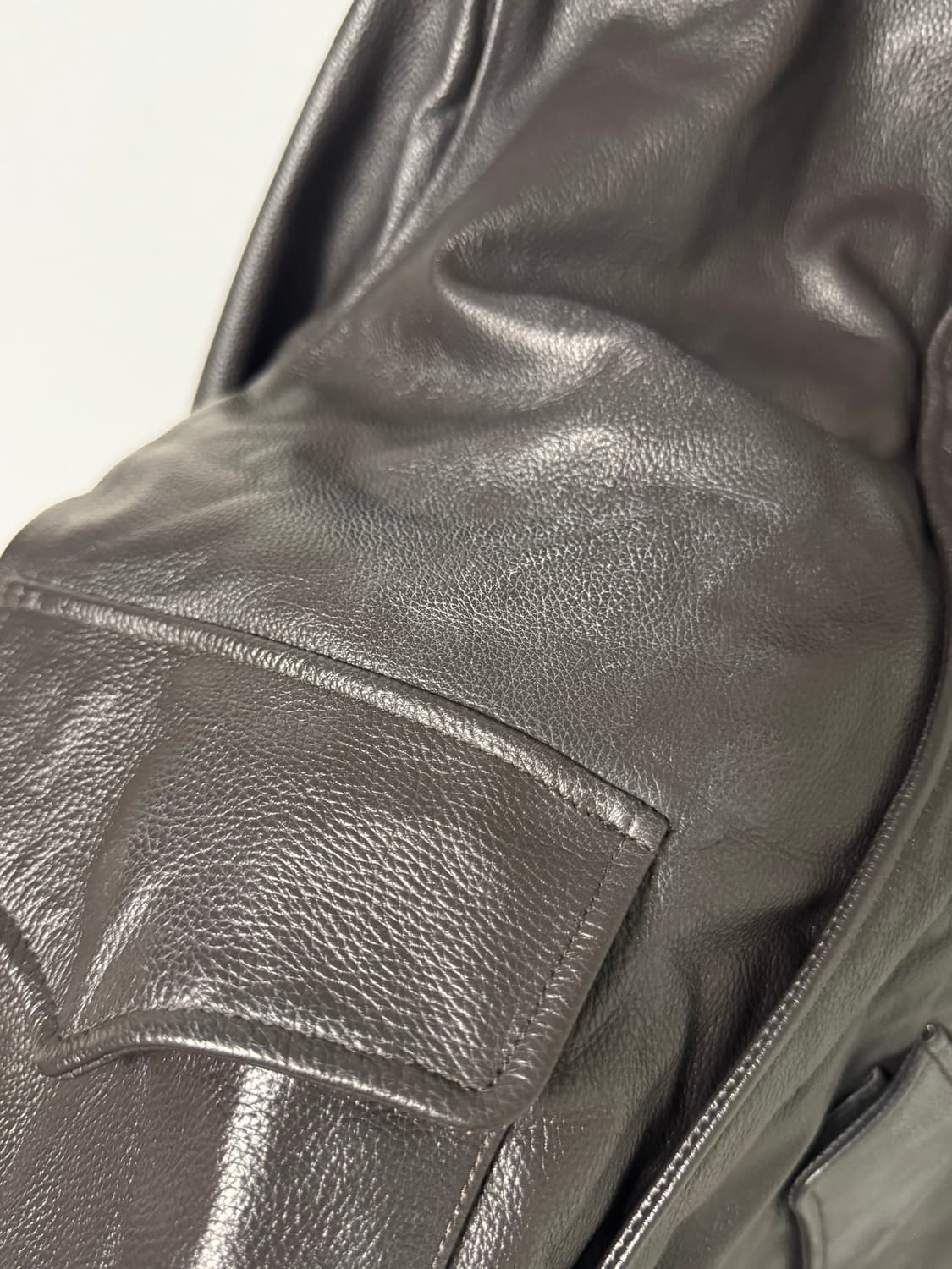 Willis&geiger USA A-2 레더 구스다운 점퍼 상품이미지6