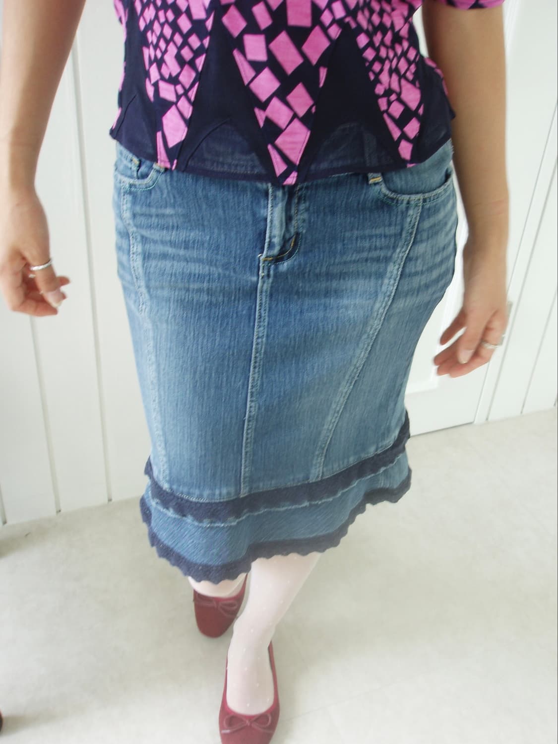 burberry mermaid denim skirt 상품이미지2