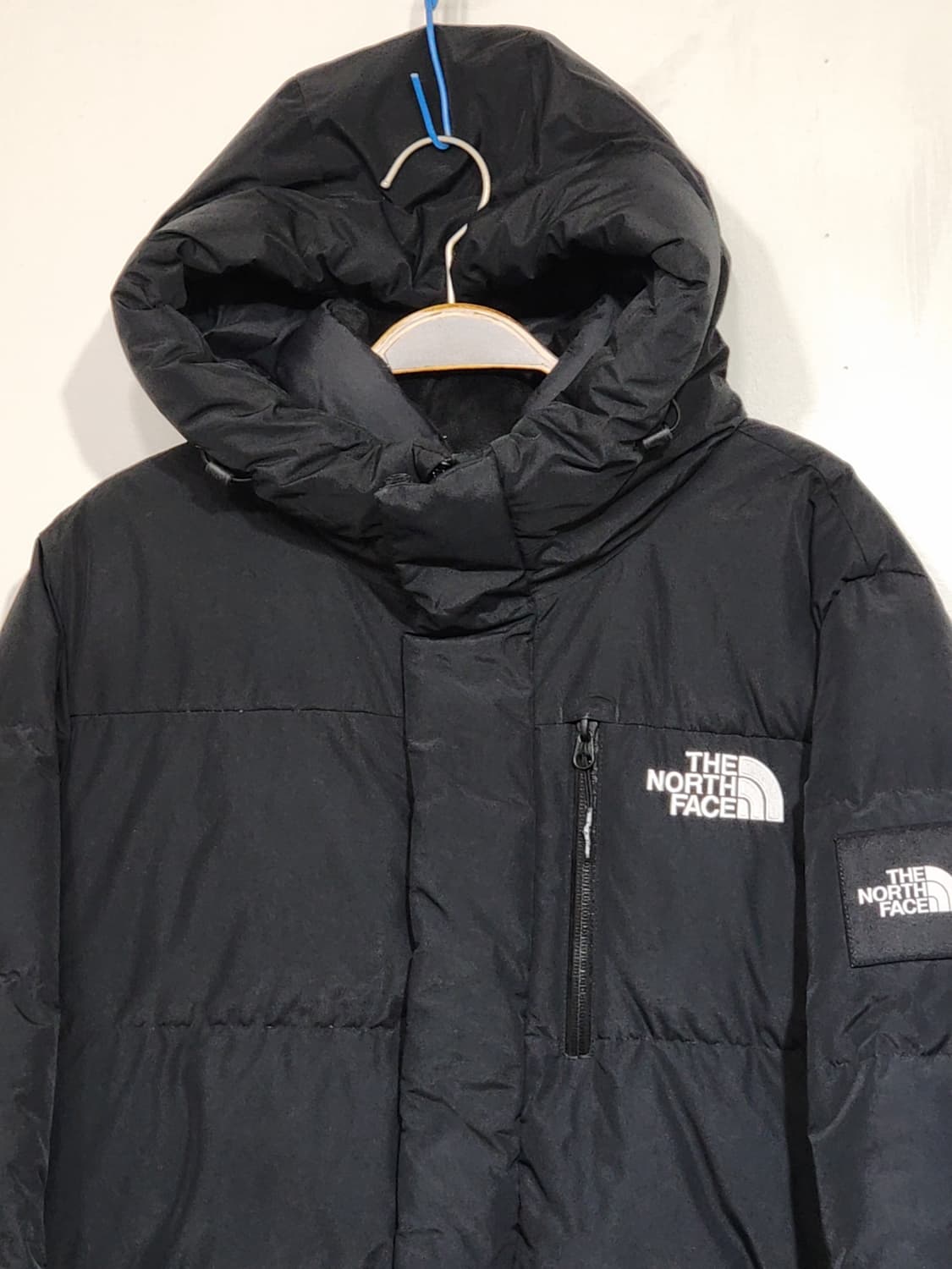 (L) 노스페이스 거위털 롱패딩 점퍼 블랙 구스다운 패딩코트  상품이미지2