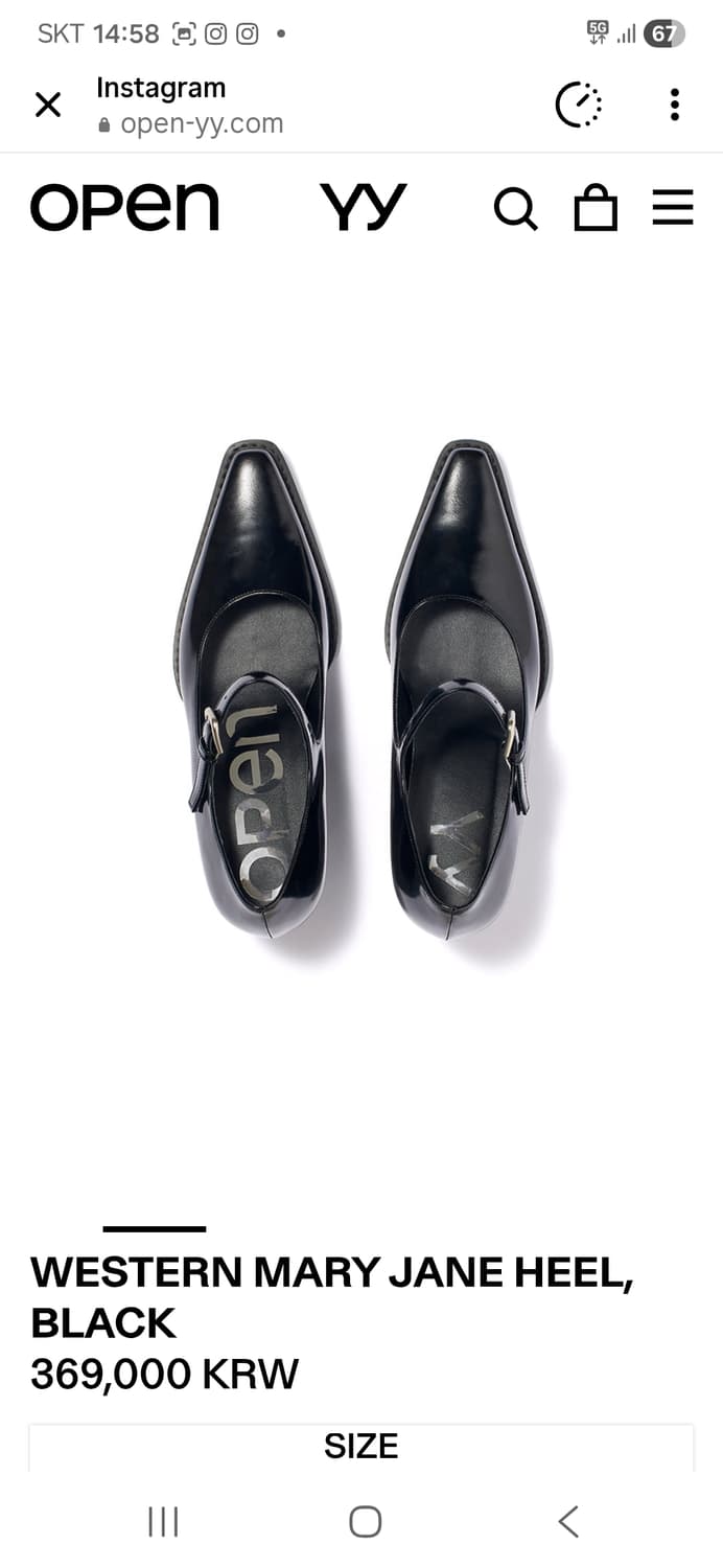 오픈와이와이 웨스턴 메리제인 힐 230 상품이미지4