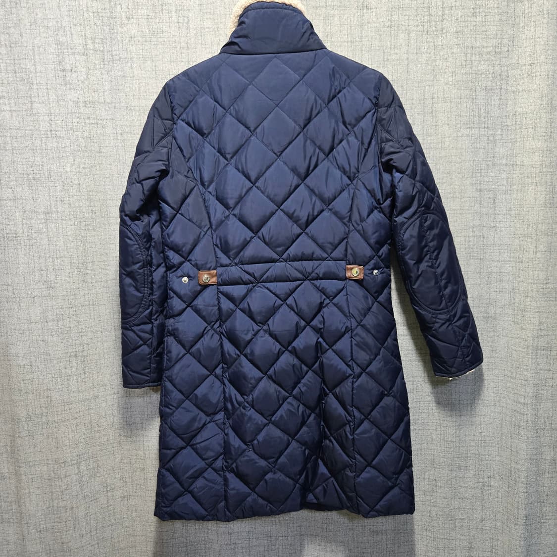 랄프로렌 레더 퀄티드 셰르파 다운 코트  상품이미지2