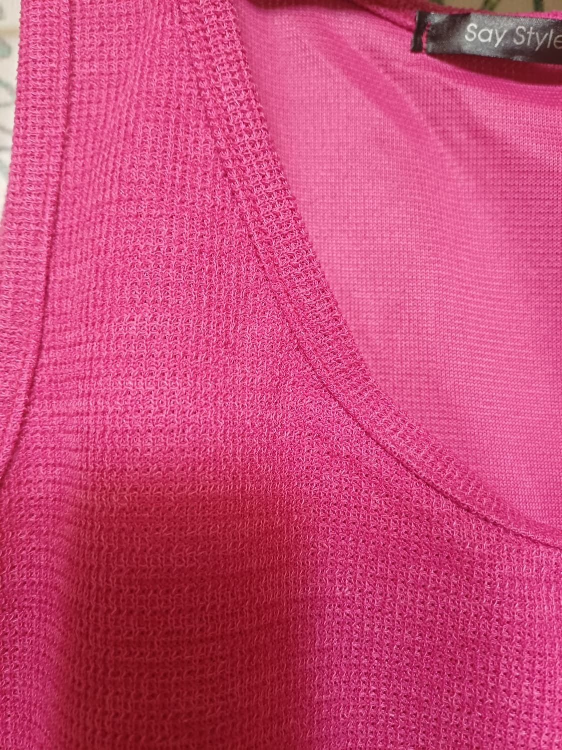 새제품/핑크 니트 나시 원피스 상품이미지7