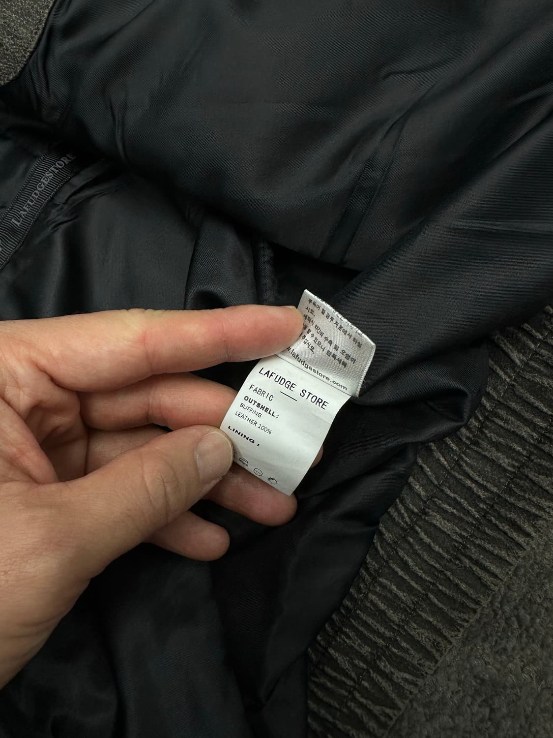 라퍼지스토어 스웨이드 블루종 M 상품이미지6