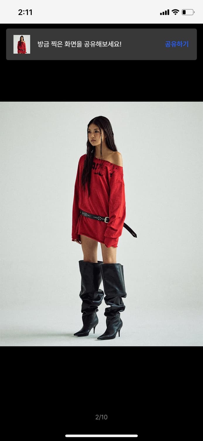 더바이닐하우스 LOOSE FIT UNBALANCE LS TEE(W) RE 상품이미지2